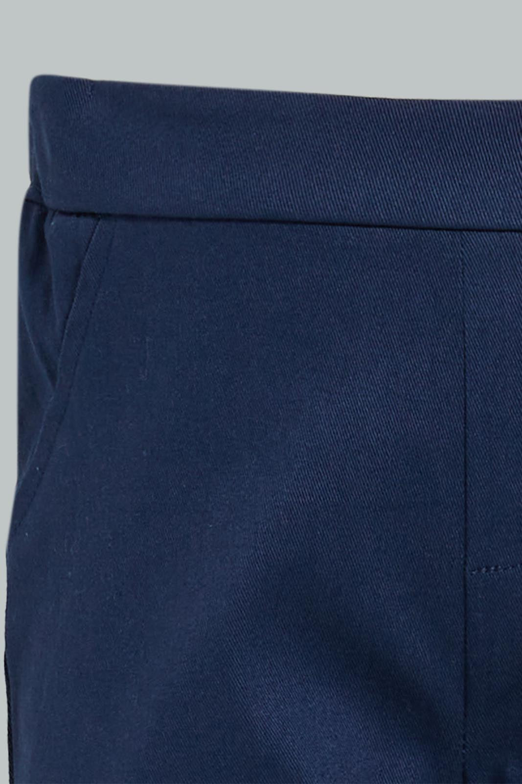 Redtag-Navy-Check-Shirt-&-Trouser-Set-Colour:Navy,-Filter:Baby-(0-to-12-Mths),-NBF-Gift-Sets,-New-In,-New-In-NBF,-Non-Sale,-S22B,-Section:Kidswear-Baby-0 to 12 Months
