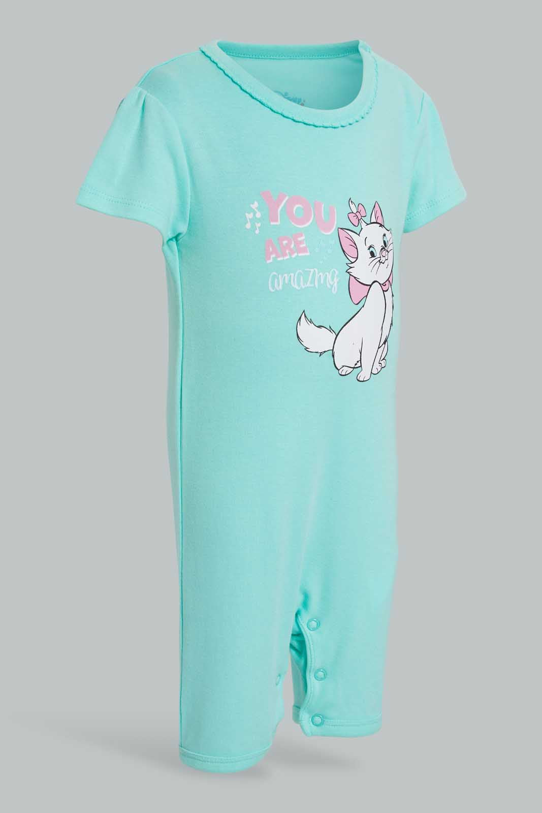 Redtag-Mint-Marrie-2-Piece-Pack-Romper-Rompers-Baby-0 to 12 Months