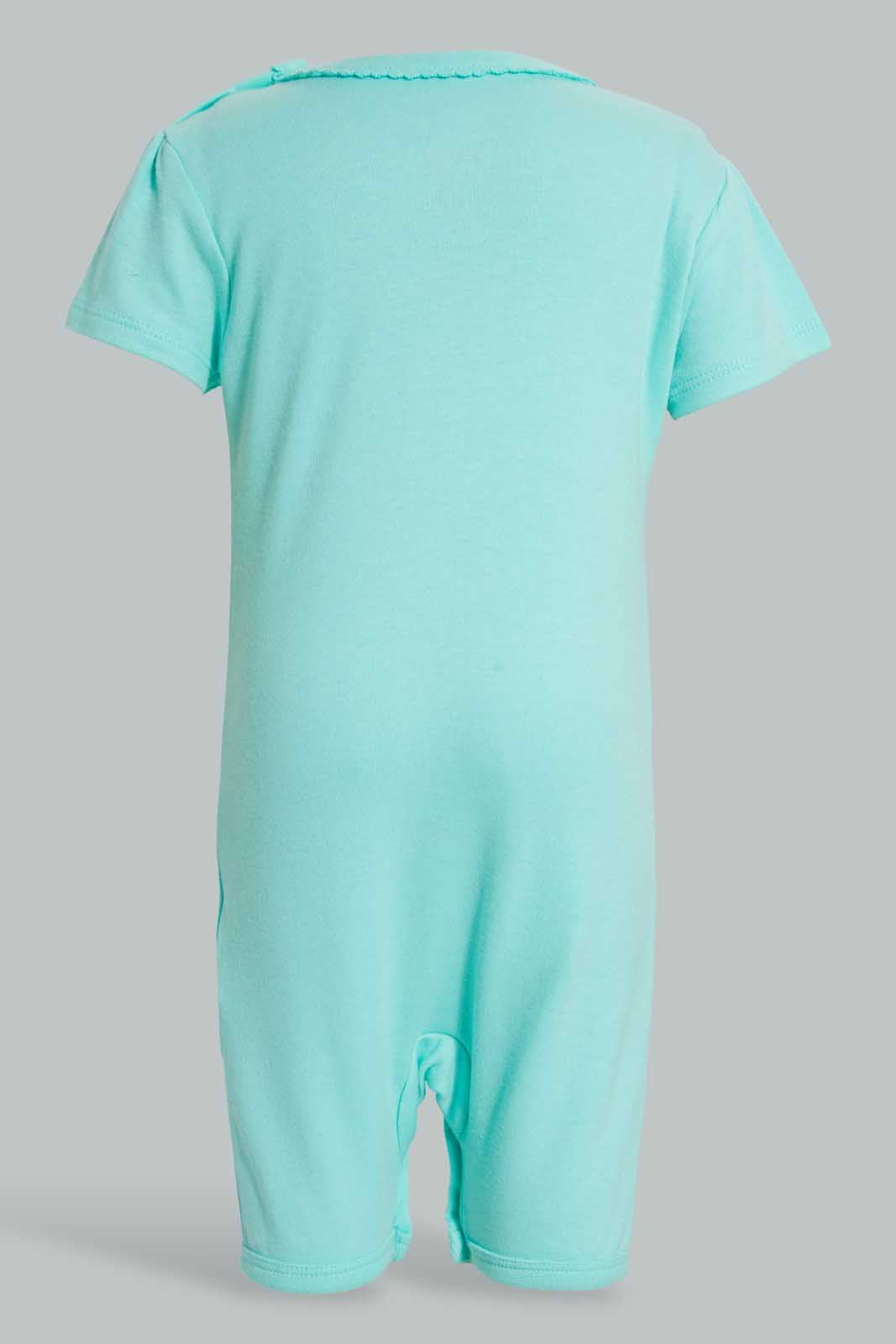 Redtag-Mint-Marrie-2-Piece-Pack-Romper-Rompers-Baby-0 to 12 Months