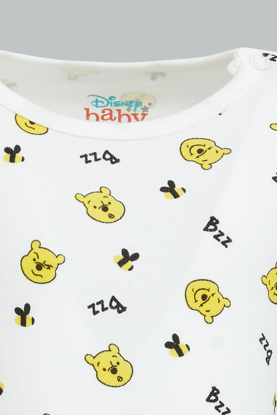 Redtag-Yellow-Winnie-The-Pooh-3Piece-Pack-Set-Colour:Yellow,-Filter:Baby-(0-to-12-Mths),-NBF-Gift-Sets,-New-In,-New-In-NBF,-Non-Sale,-S22B,-Section:Kidswear-Baby-0 to 12 Months