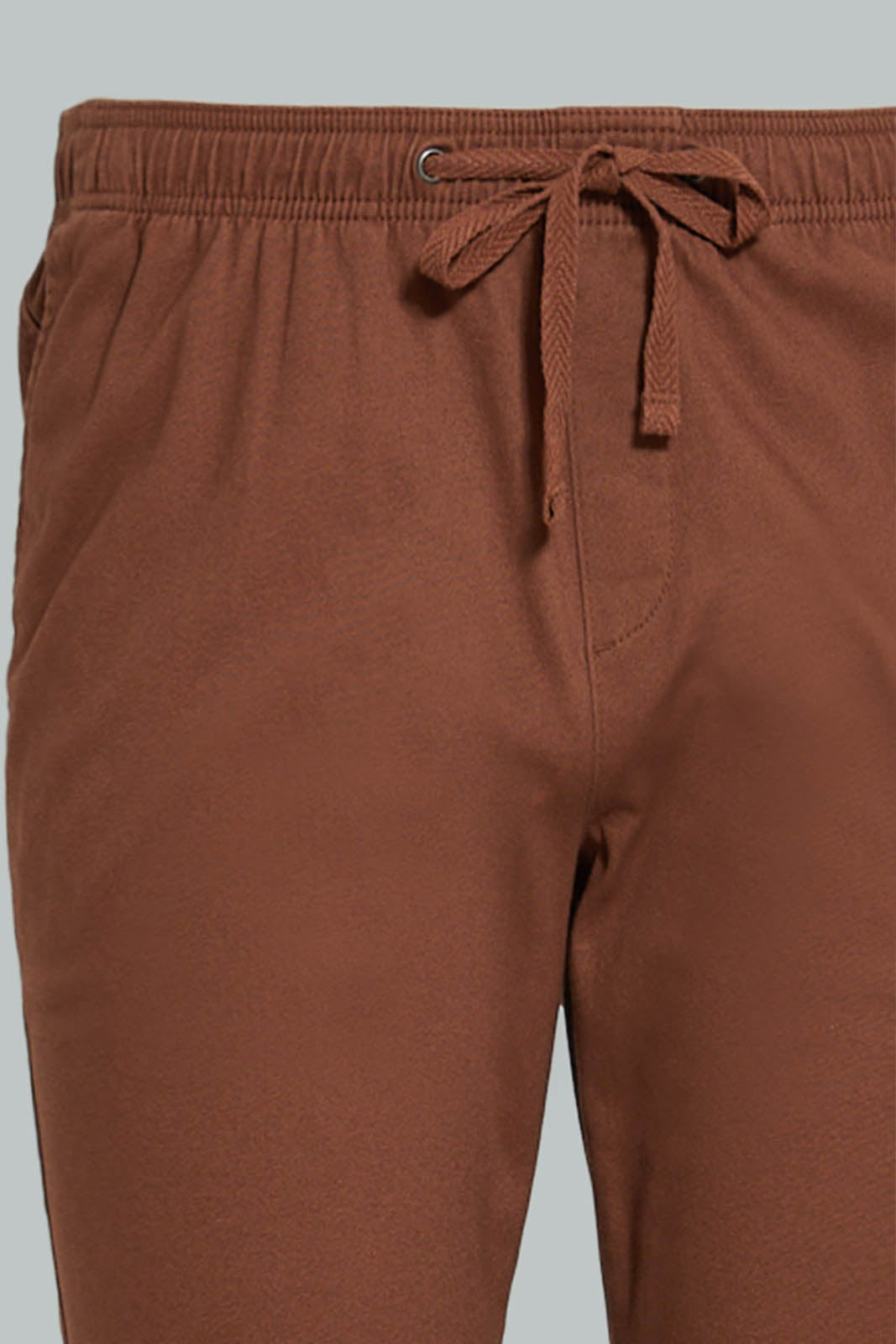 Redtag-Brown-Slim-Fit-Jogger-Colour:Brown,-Filter:Men's-Clothing,-Men-Trousers,-New-In,-New-In-Men,-Non-Sale,-S22B,-Section:Men,-TBL-Men's-