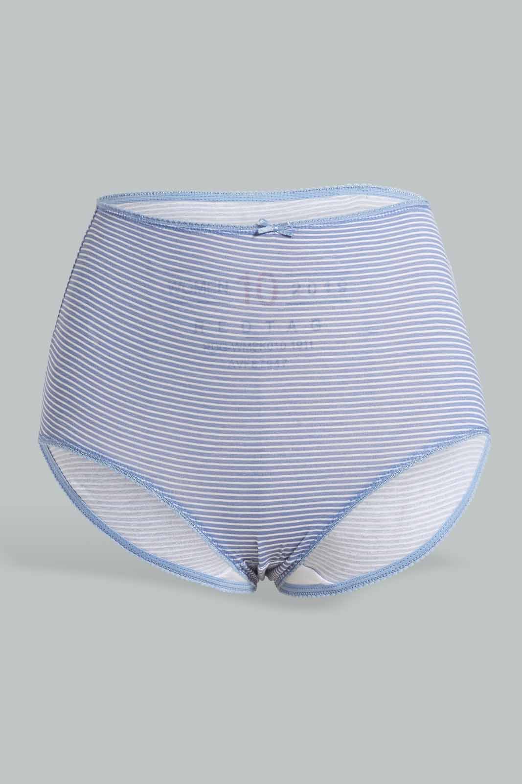 Redtag-Assorted-Print/Plain-Mama-Briefs-(5-Pack)-Briefs-Mama-Women's-