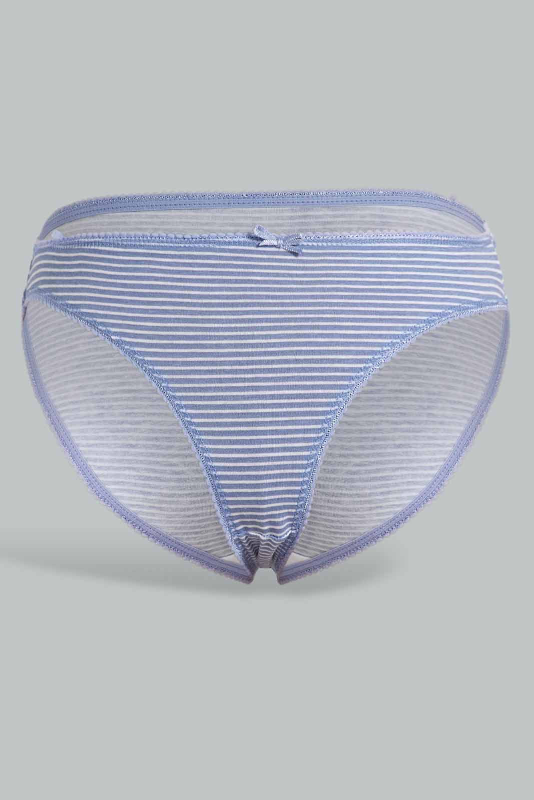 Redtag-Assorted-Print/Plain-Bikini-Briefs-(5-Pack)-Briefs-Bikini-Women's-