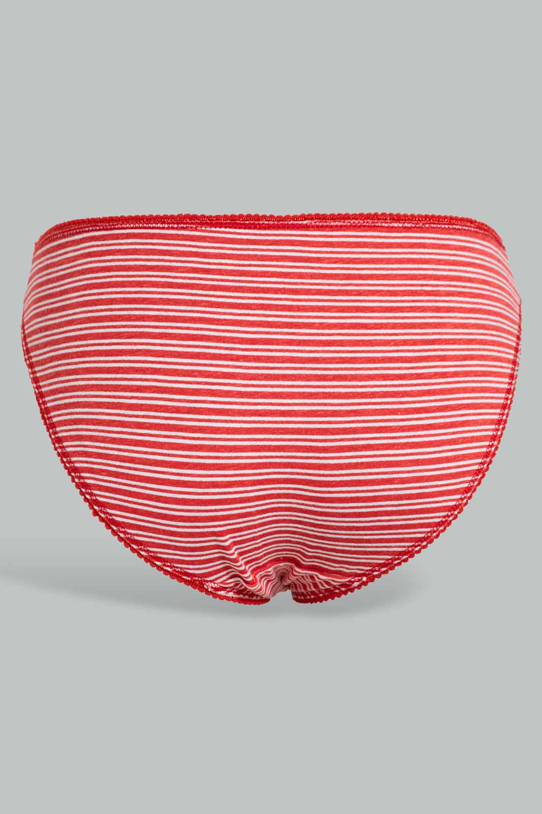 Redtag-Assorted-Print/Plain-Bikini-Briefs-(5-Pack)-Briefs-Bikini-Women's-