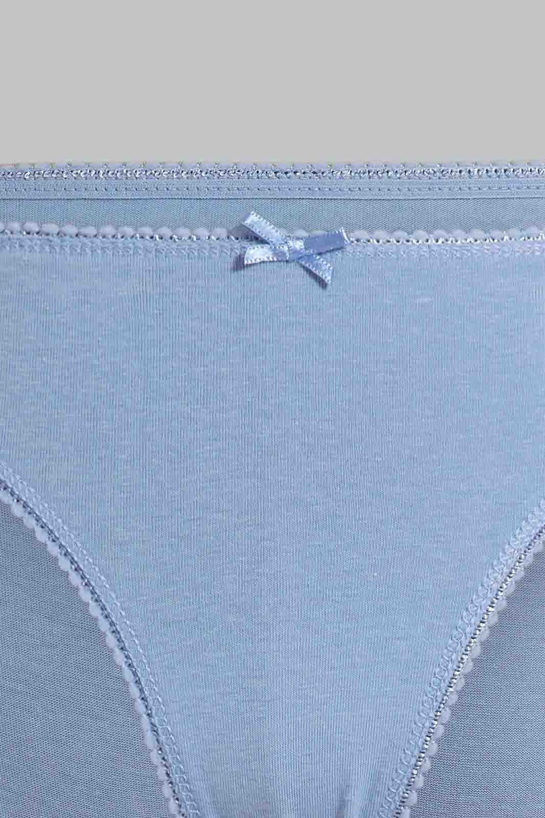 Redtag-Assorted-Print/Plain-Bikini-Briefs-(5-Pack)-Briefs-Bikini-Women's-
