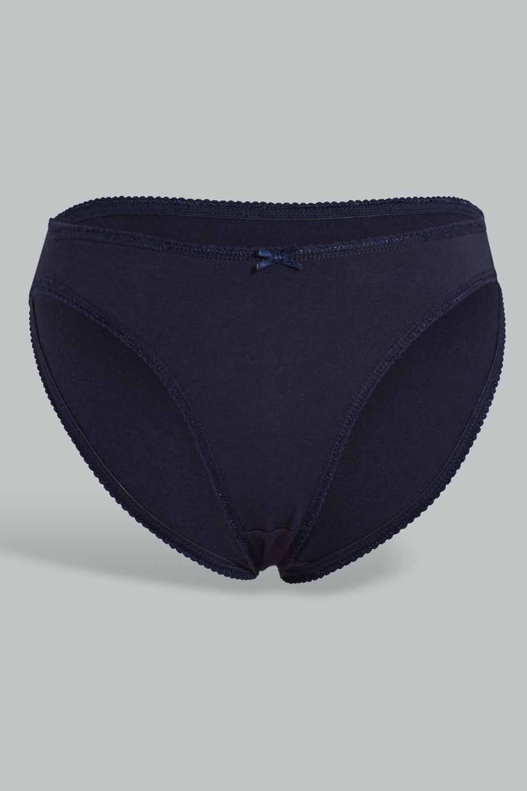 Redtag-Assorted-Print/Plain-Bikini-Briefs-(5-Pack)-Briefs-Bikini-Women's-