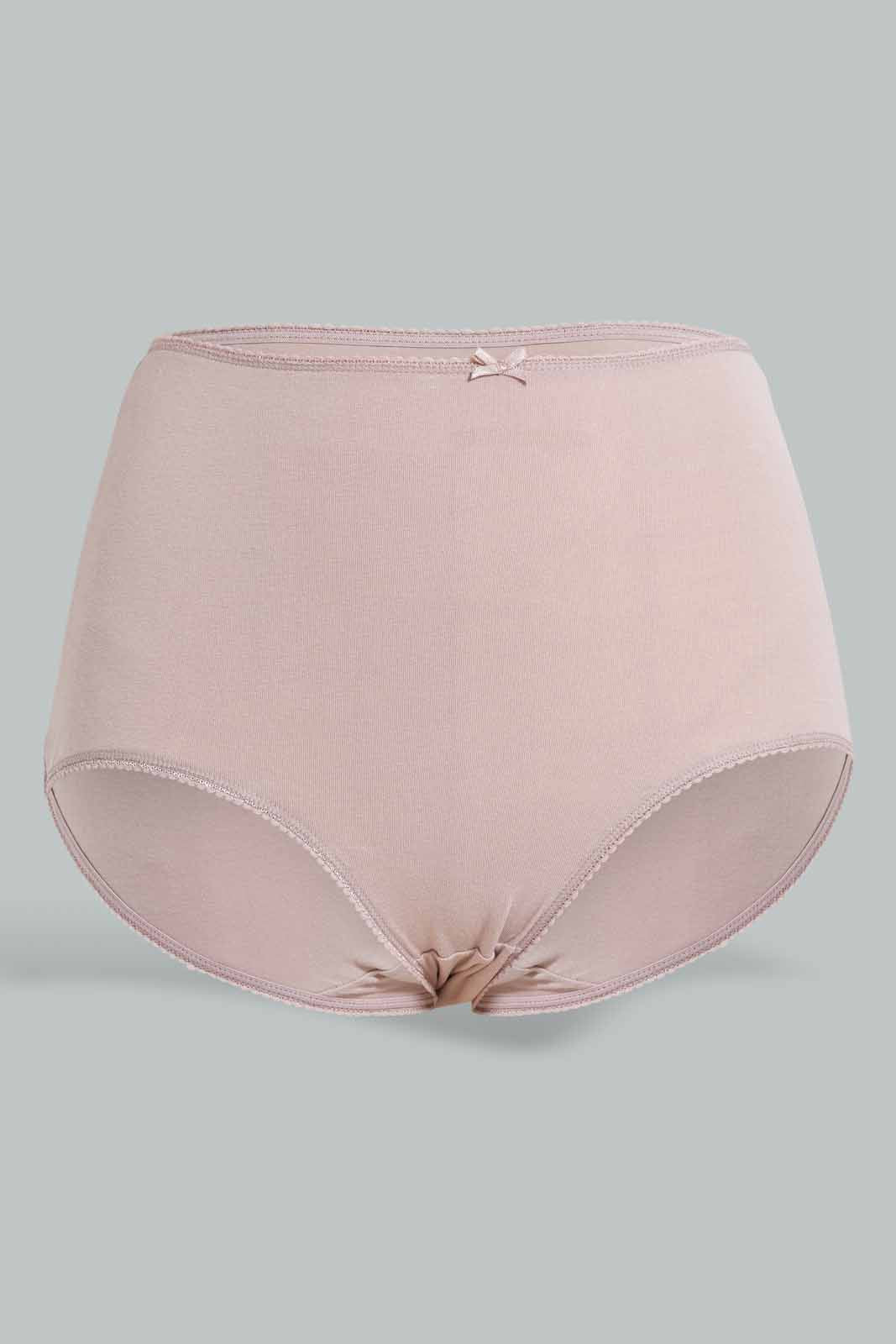 Redtag-Assorted-Print/Plain-Mama-Brief-(5-Pack)-Briefs-Mama-Women's-