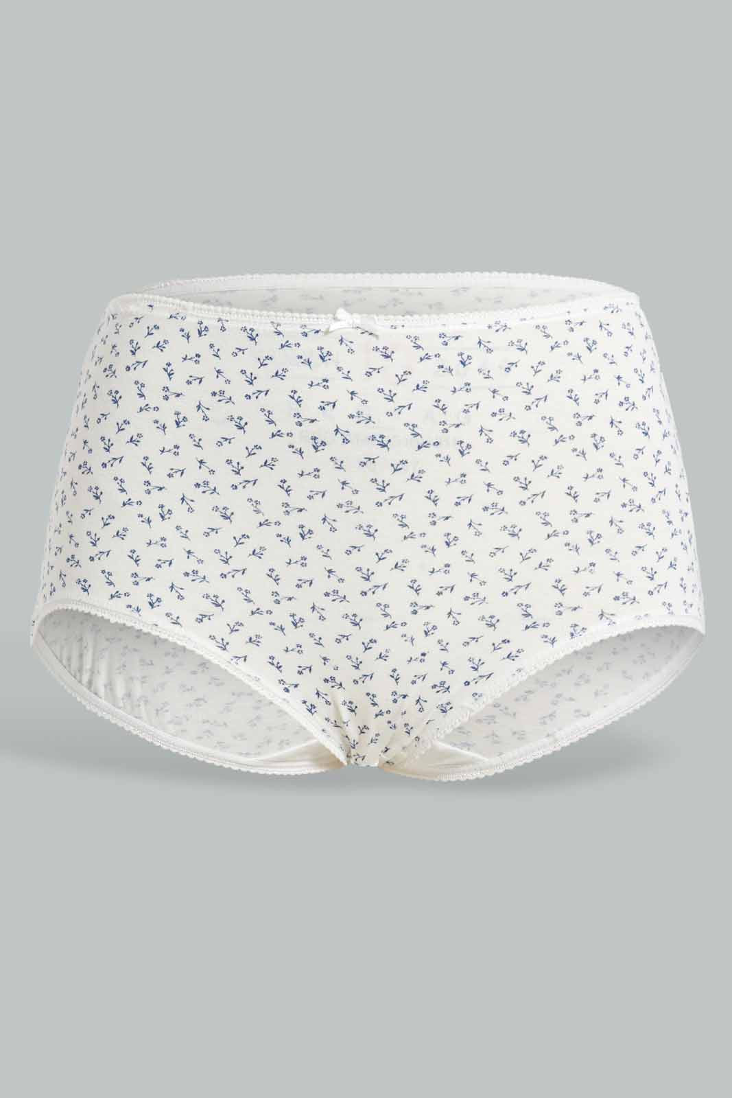Redtag-Assorted-Print/Plain-Mama-Brief-(5-Pack)-Briefs-Mama-Women's-