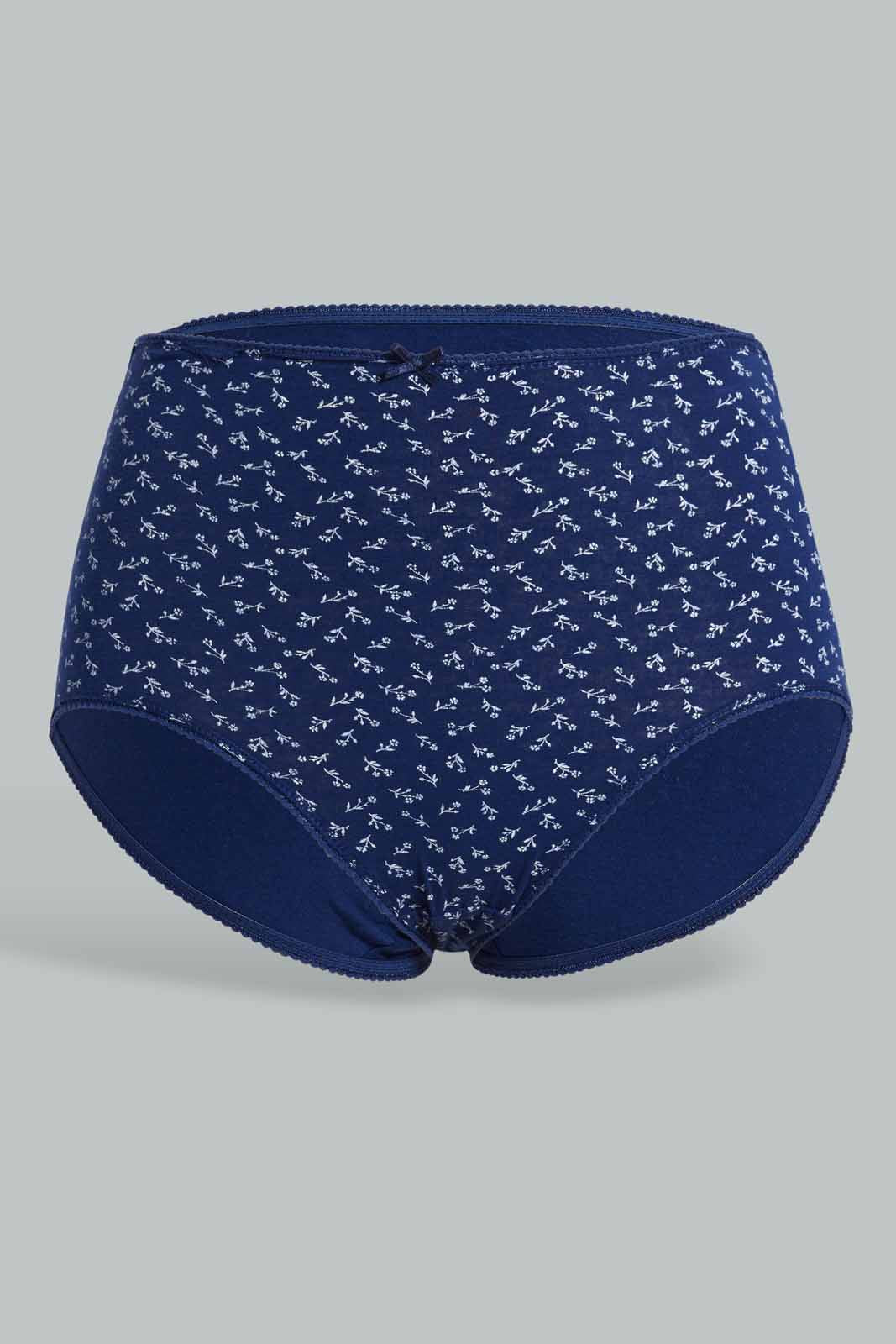 Redtag-Assorted-Print/Plain-Mama-Brief-(5-Pack)-Briefs-Mama-Women's-
