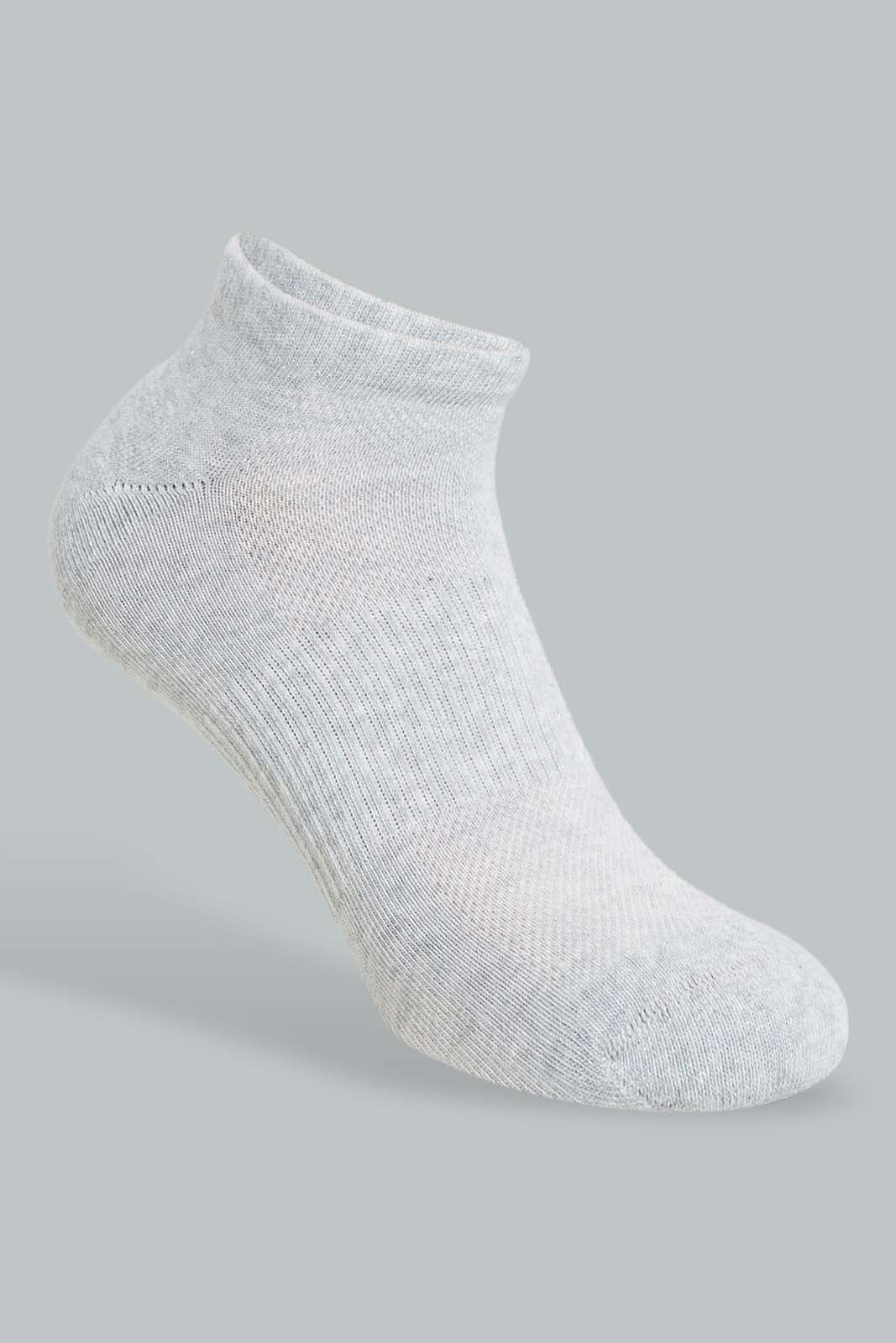 Redtag-Grey-3Pk-Men'S-Sports-Socks-Sports-Men's-