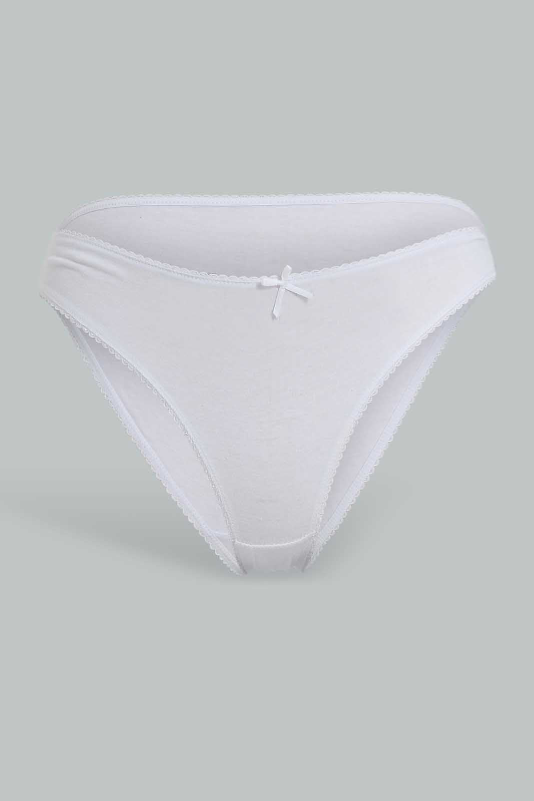 Redtag-Assorted-Print/Plain-Hi-Leg-Brief-(5-Pack)-Briefs-Hi-Leg-Women's-