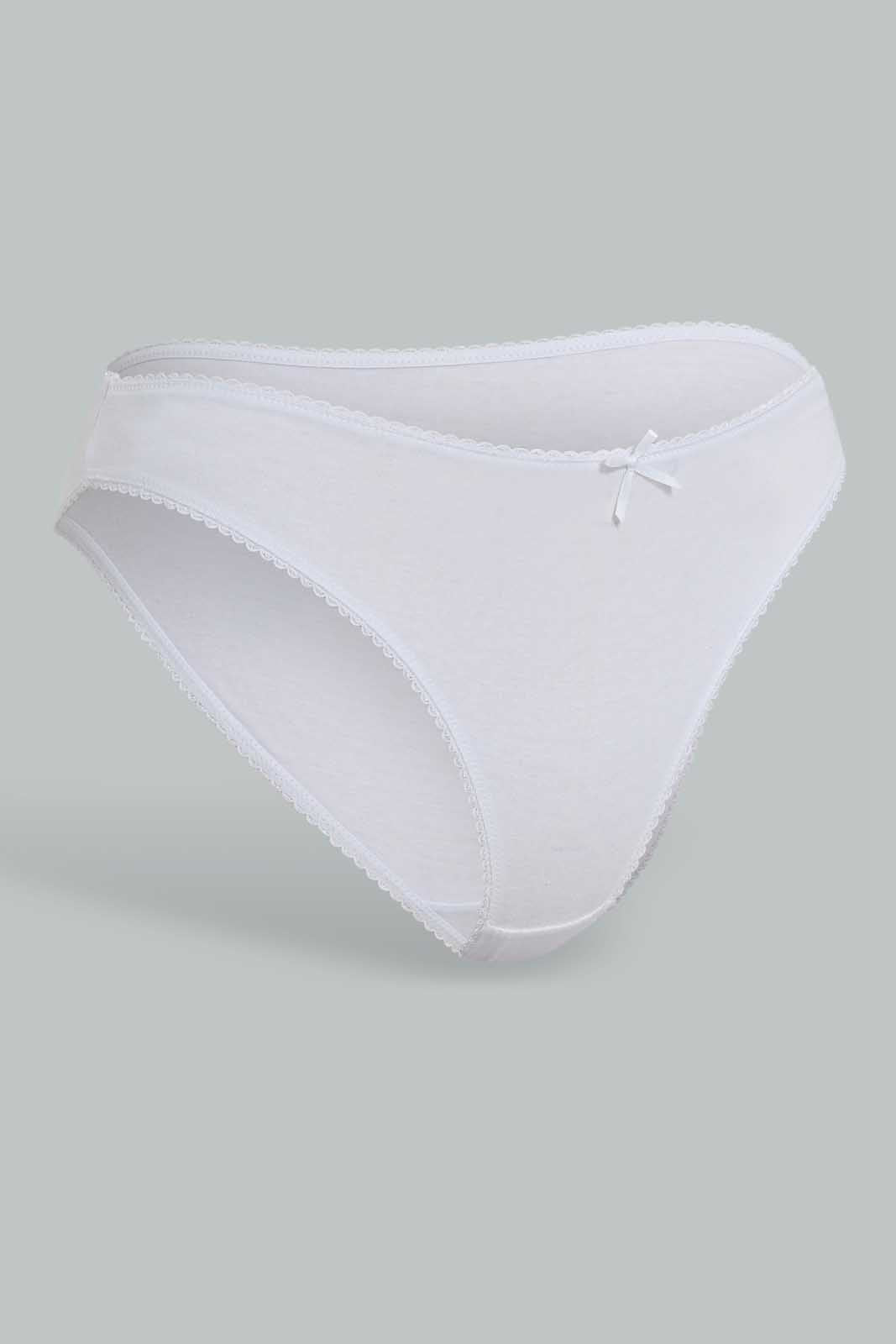 Redtag-Assorted-Print/Plain-Hi-Leg-Brief-(5-Pack)-Briefs-Hi-Leg-Women's-
