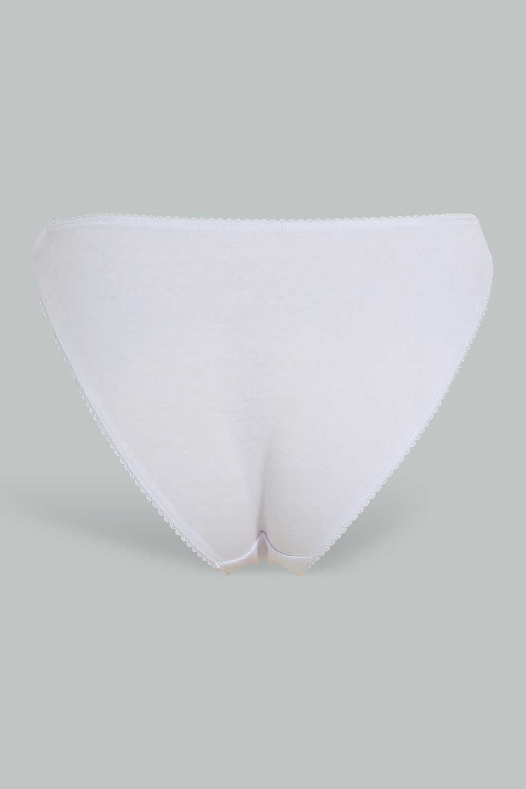 Redtag-Assorted-Print/Plain-Hi-Leg-Brief-(5-Pack)-Briefs-Hi-Leg-Women's-