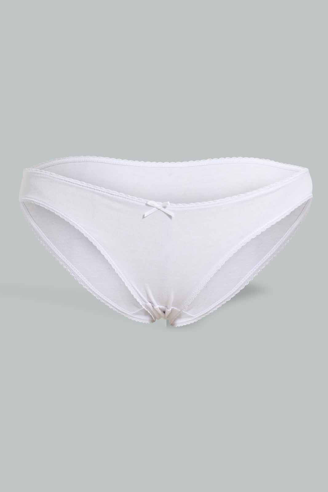 Redtag-Assorted-Print/Plain-Bikini-Briefs-(5-Pack)-Briefs-Bikini-Women's-