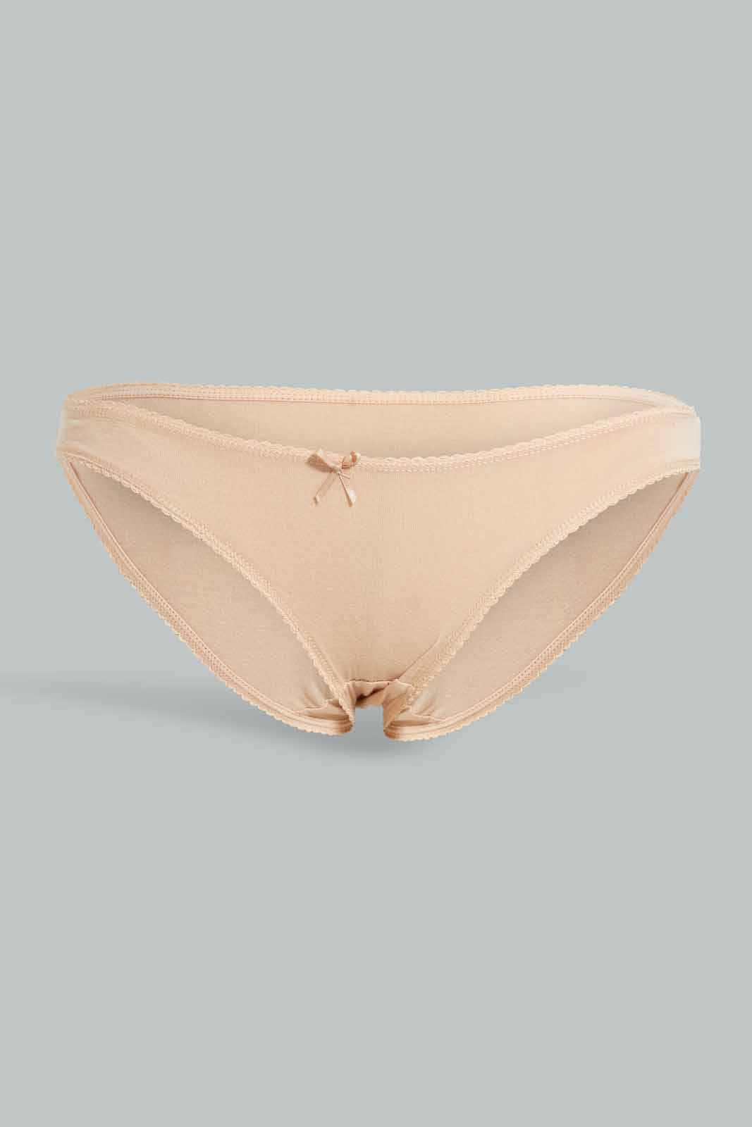 Redtag-Assorted-Print/Plain-Bikini-Briefs-(5-Pack)-Briefs-Bikini-Women's-