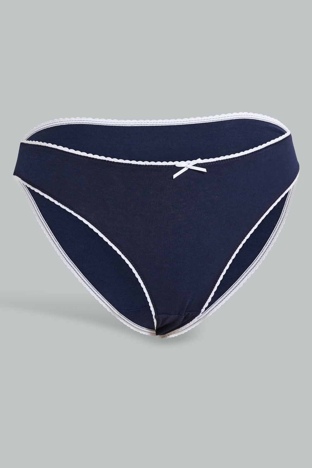 Redtag-Assorted-Print/Plain-Hi-Leg-Briefs-(5-Pack)-Briefs-Hi-Leg-Women's-