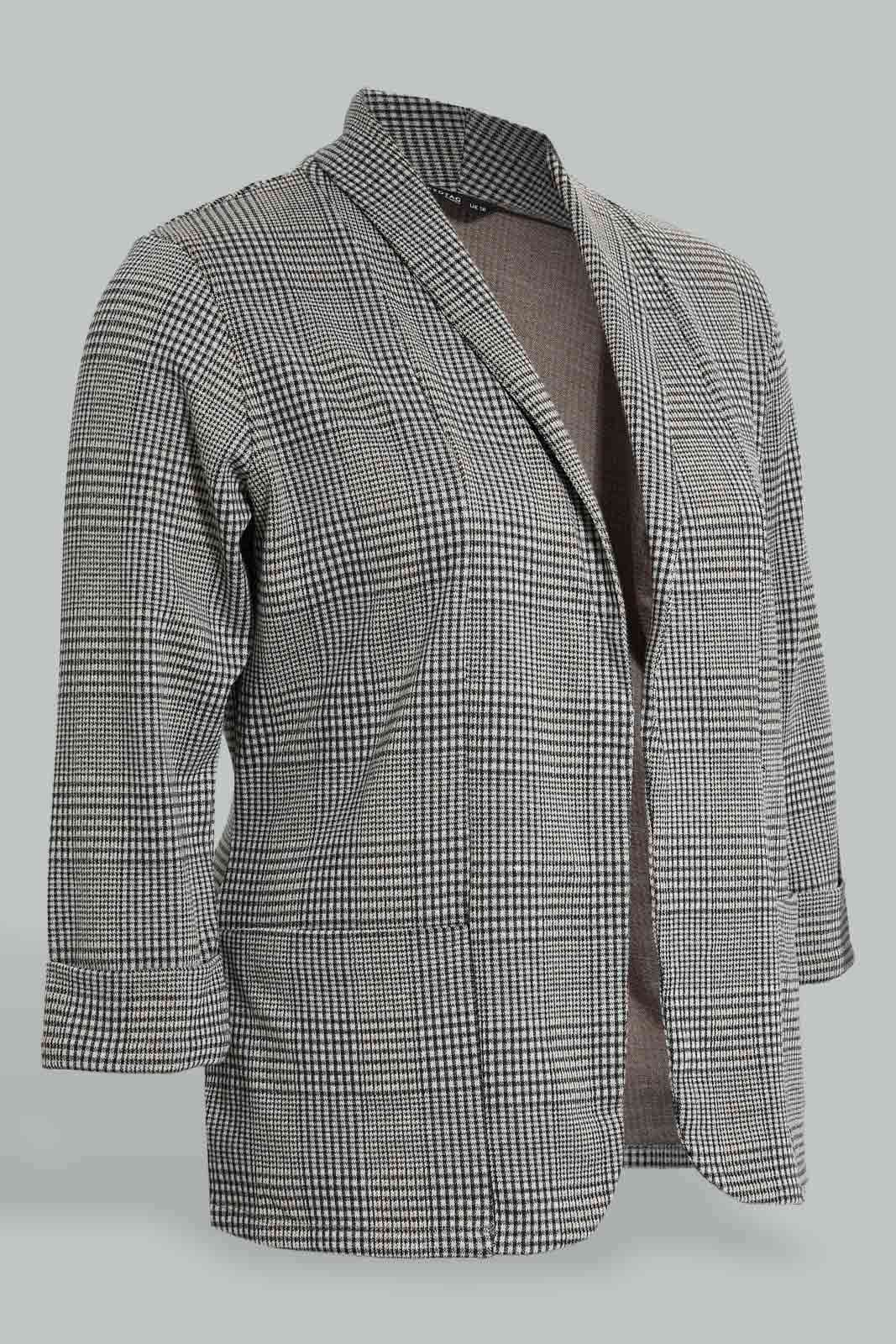 Redtag-Check-Jacket-Jackets-Women's-