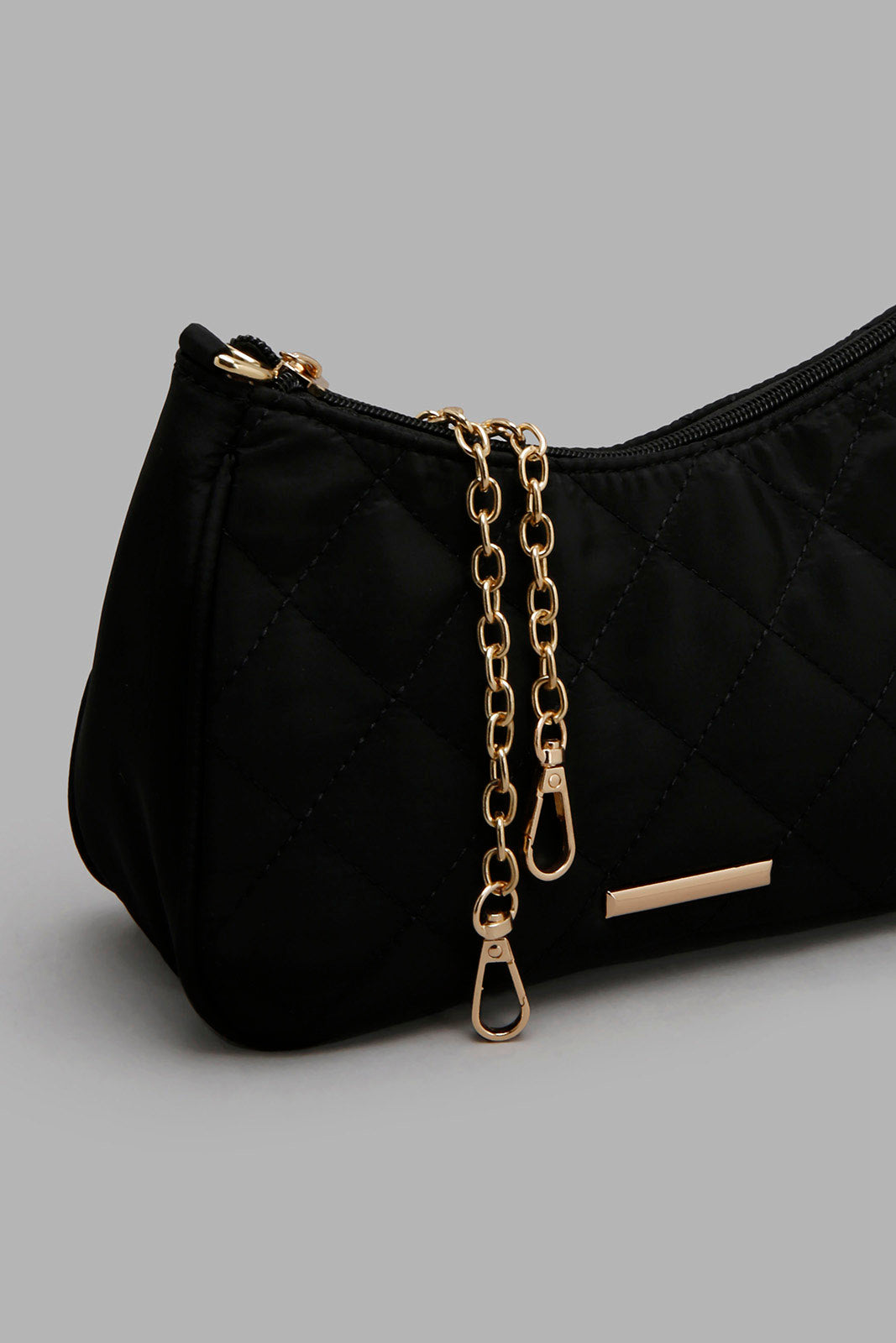 Redtag-Black-Quilted-Cross-Body-Bag-Colour:Black,-Filter:Women's-Accessories,-New-In,-New-In-Women-ACC,-Non-Sale,-W21B,-Women-Handbags-Women-