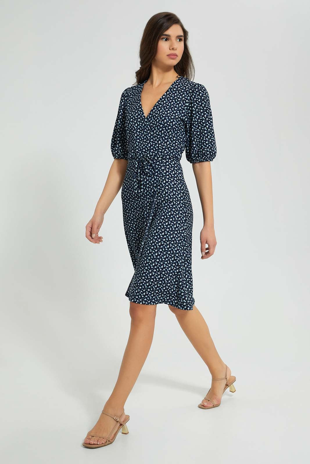 Redtag-Printed-Wrap-Dress-Dresses-Women's-