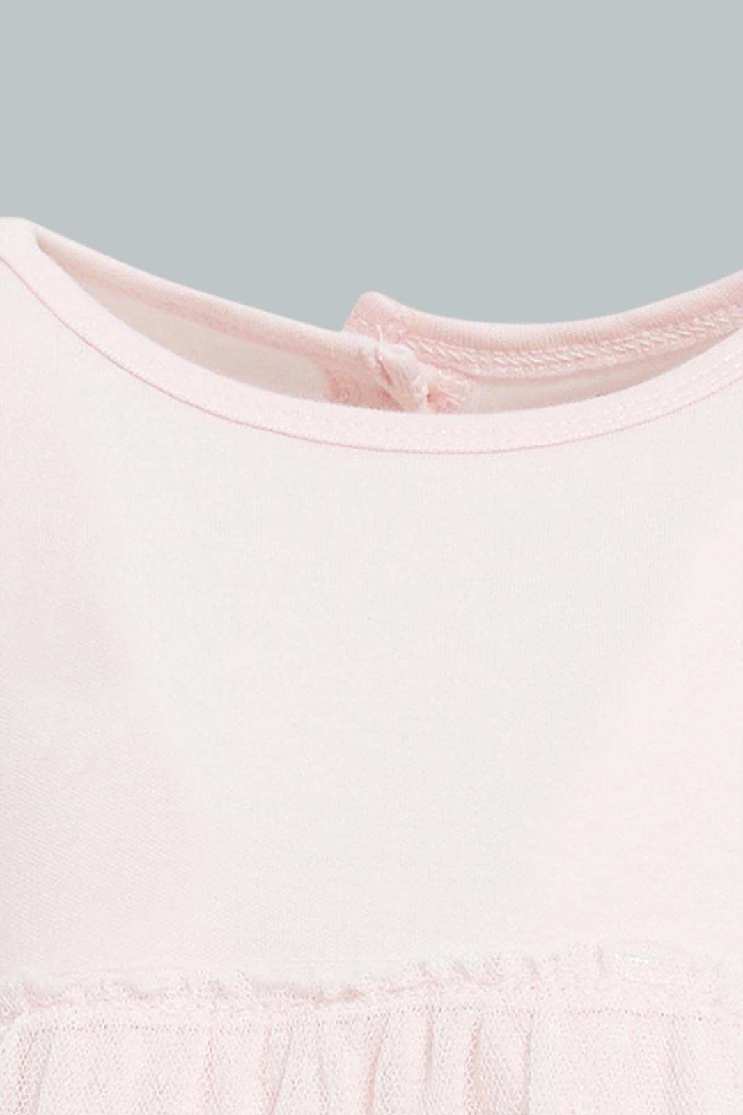 Redtag-Pink-Long-Sleeves-Tutu-Dress-Colour:Pink,-Filter:Baby-(0-to-12-Mths),-NBG-Dresses,-New-In,-New-In-NBG,-Non-Sale,-S22B,-Section:Kidswear-Baby-0 to 12 Months