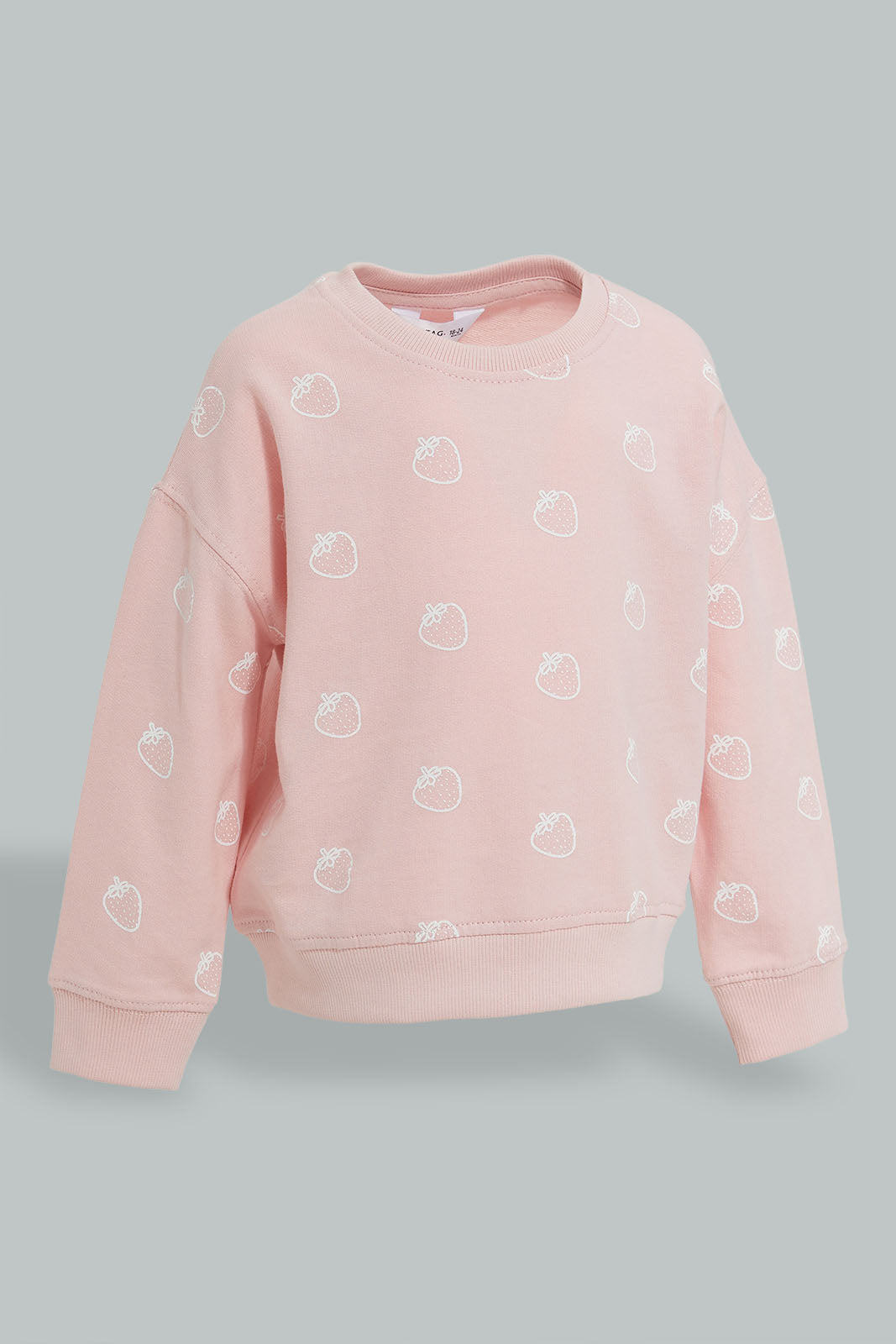 Redtag-Dusty-Pink-Heart-Aop-Jog-Suit-Jog-Sets-Infant-Girls-3 to 24 Months