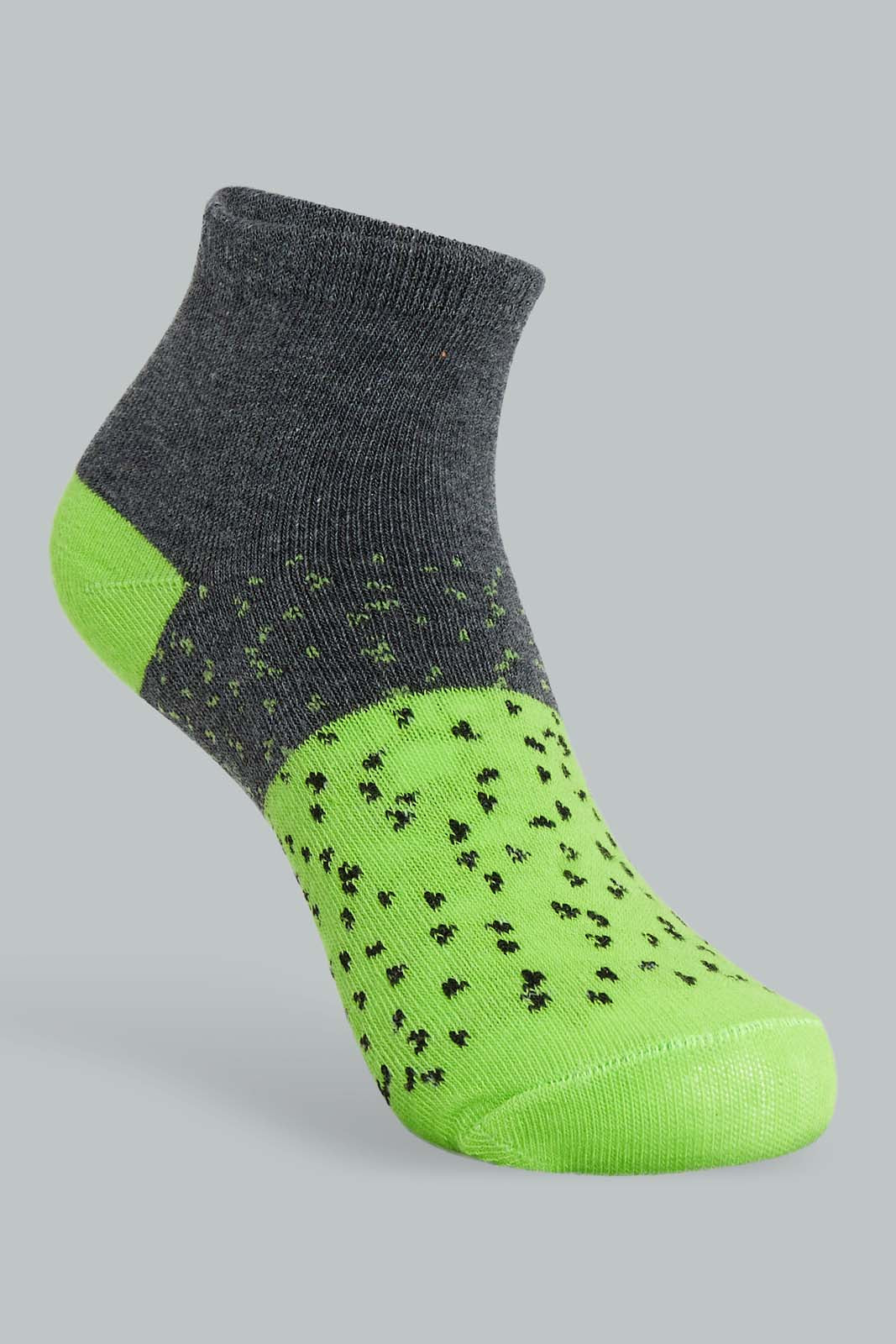 Redtag-Assorted-3-Pack-Ankle-Speckled-Socks-Ankle-Socks-Boys-2 to 8 Years