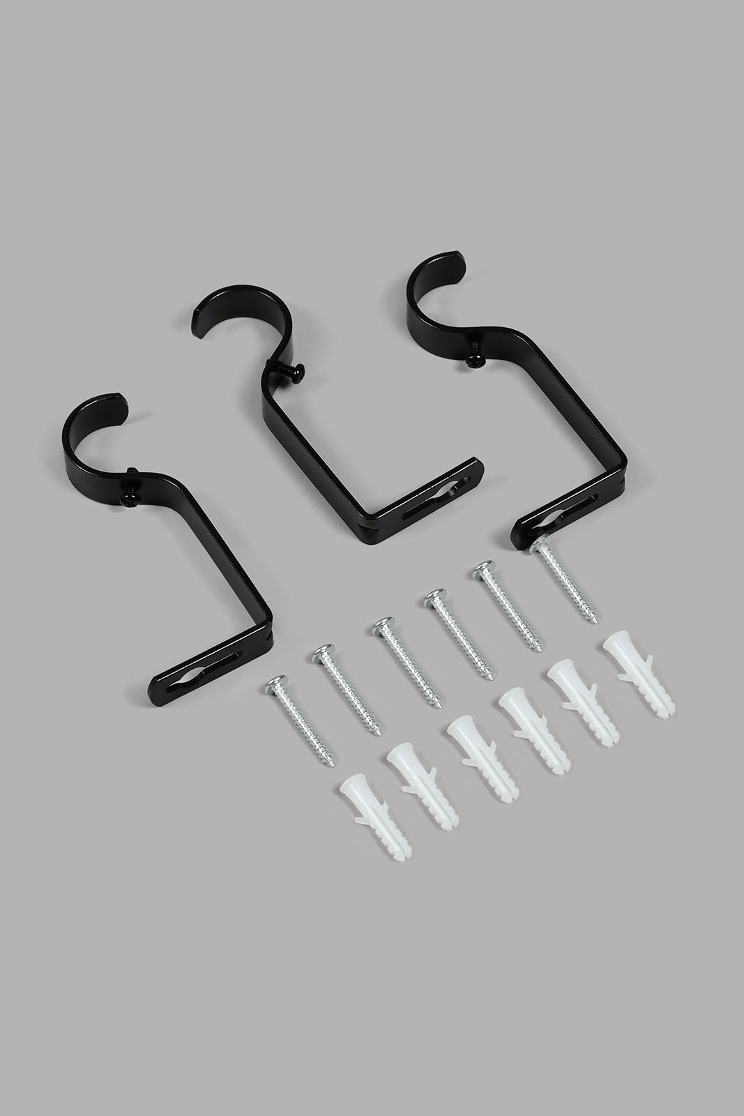 Redtag-Black-Powder-Coated-Finish-Extendable-Single-Curtain-Rod-(Short)-Colour:Black,-Filter:Home-Bedroom,-HMW-BED-Curtain-Rods,-New-In,-New-In-HMW-BED,-Non-Sale,-S22B,-Section:Homewares-Home-Bedroom-