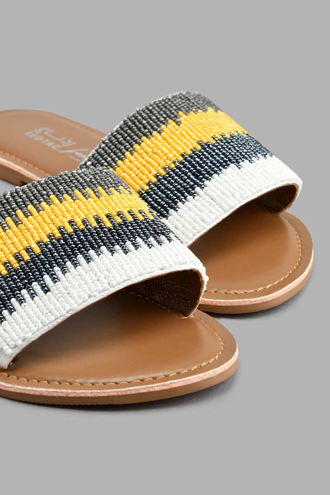 Redtag-Assorted-Embellished-Mule-Colour:Assorted,-Filter:Women's-Footwear,-New-In,-New-In-Women-FOO,-Non-Sale,-S22B,-Section:Women,-Women-Casual-Sandals-Women's-