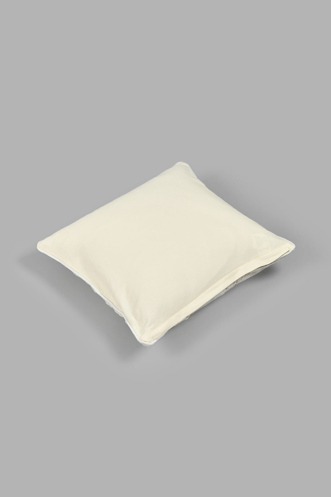 Redtag-Ivory-Leaf-Embroidered-Cushion-Colour:Ivory,-Filter:Home-Bedroom,-HMW-BED-Cushions,-New-In,-New-In-HMW-BED,-Non-Sale,-S22A,-Section:Homewares-Home-Bedroom-
