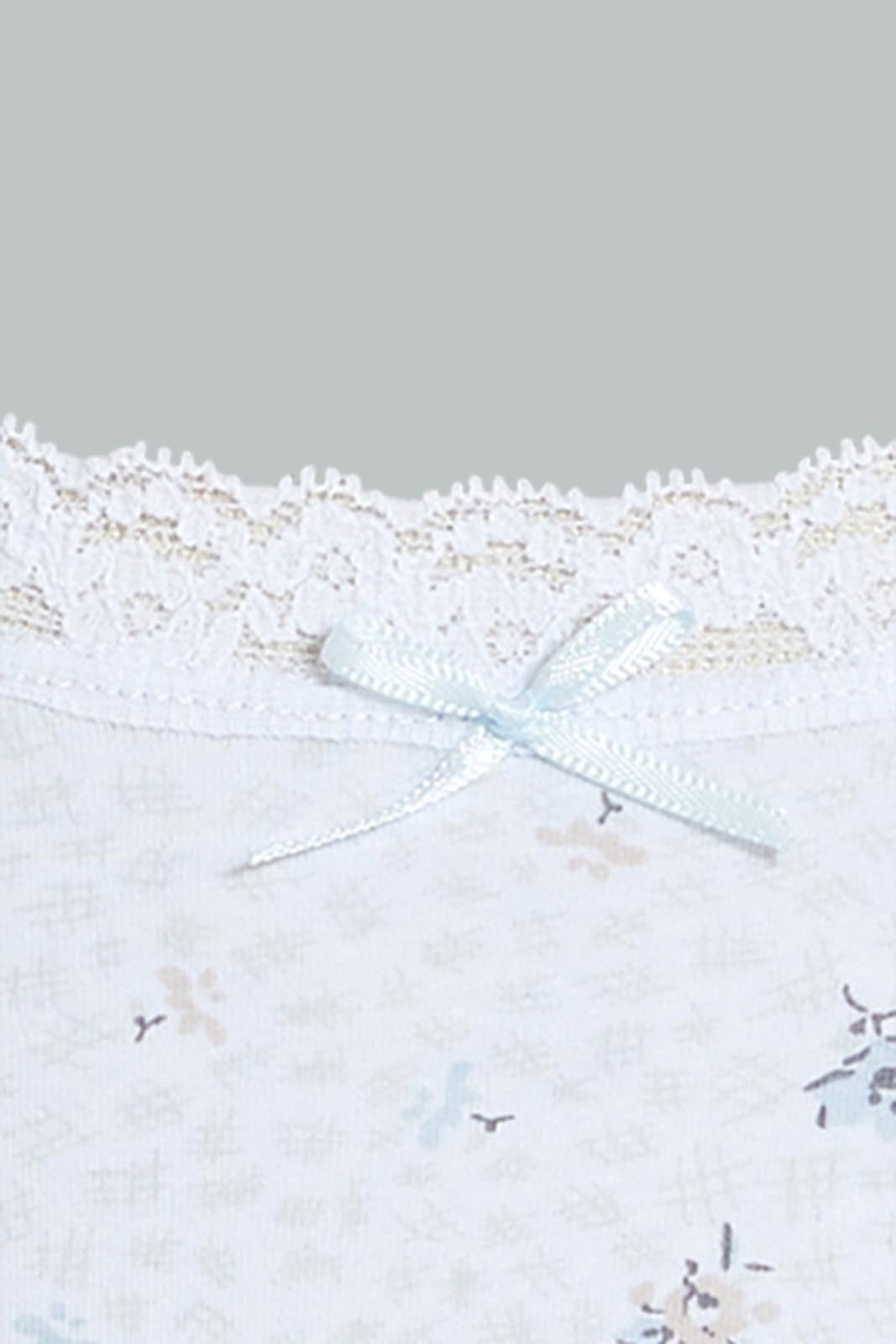 Redtag-White-Floral/Grey-Melange-Bra-(2Pack)-365,-Character,-Colour:Assorted,-ESS,-Filter:Senior-Girls-(9-to-14-Yrs),-GSR-Bras,-New-In,-New-In-GSR,-Non-Sale,-Section:Kidswear-Senior-Girls-9 to 14 Years