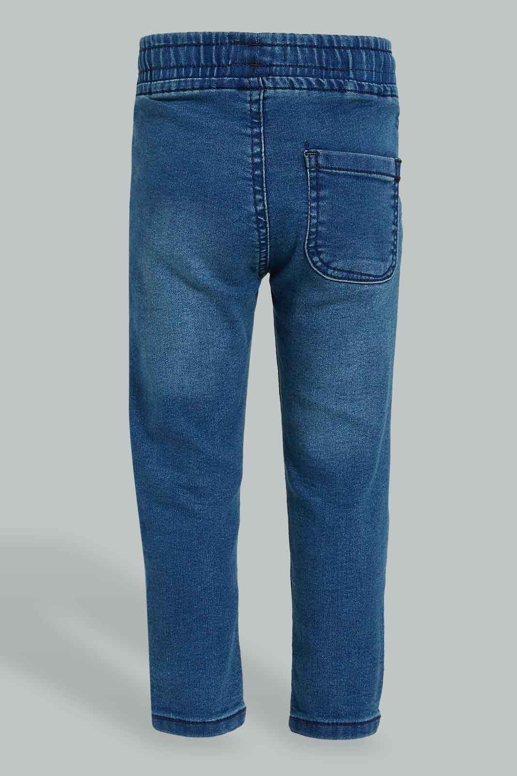 Redtag-Light-Wash-Pull-On-Denim-Pant-Colour:Darkwash,-Filter:Infant-Boys-(3-to-24-Mths),-Infant-Boys-Jeans,-New-In,-New-In-INB,-Non-Sale,-S22B,-Section:Kidswear-Infant-Boys-3 to 24 Months