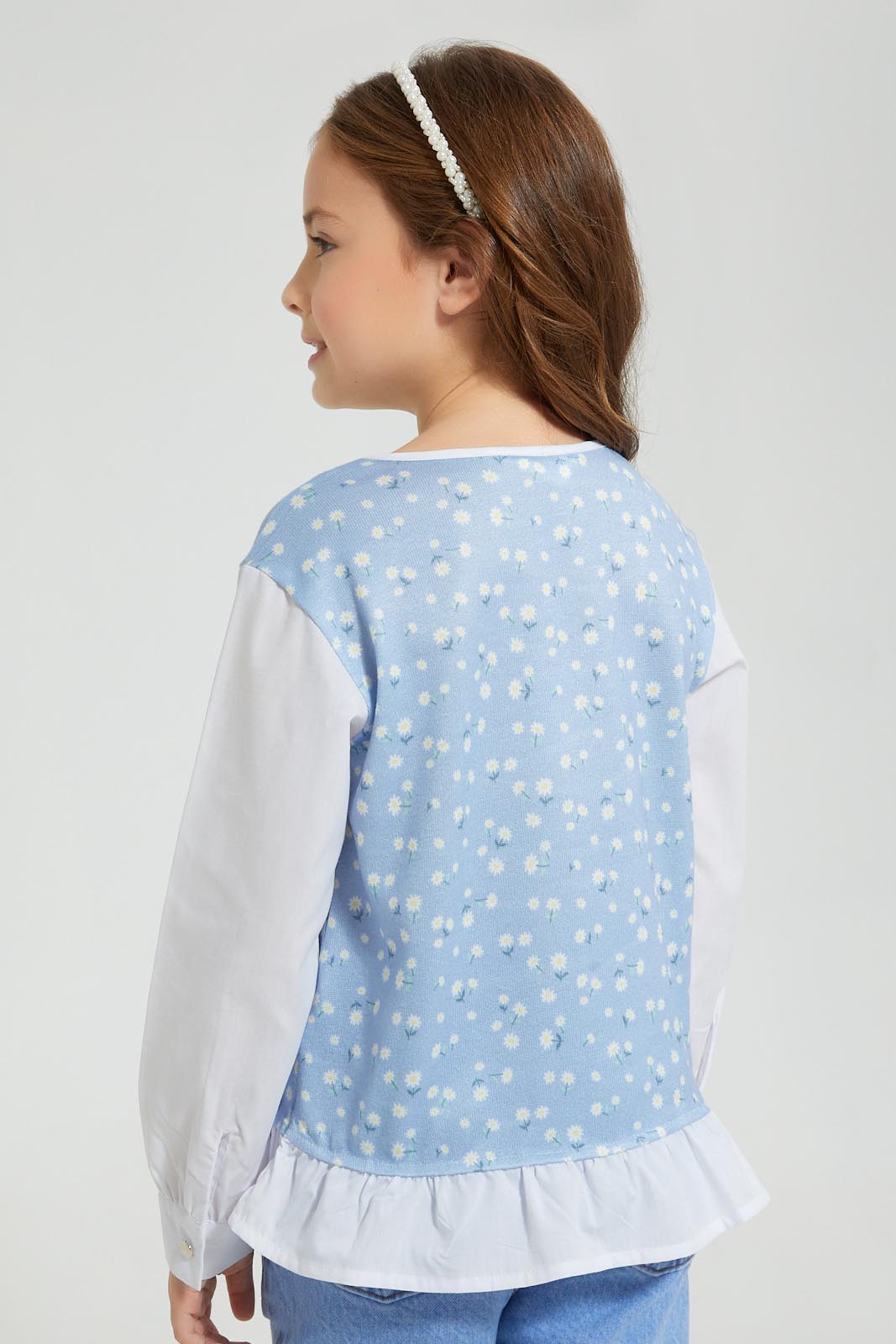 Redtag-Assorted-Printed-Blouse-Colour:Blue,-Filter:Girls-(2-to-8-Yrs),-Girls-Blouses,-New-In,-New-In-GIR,-Non-Sale,-S22A,-Section:Kidswear-Girls-2 to 8 Years