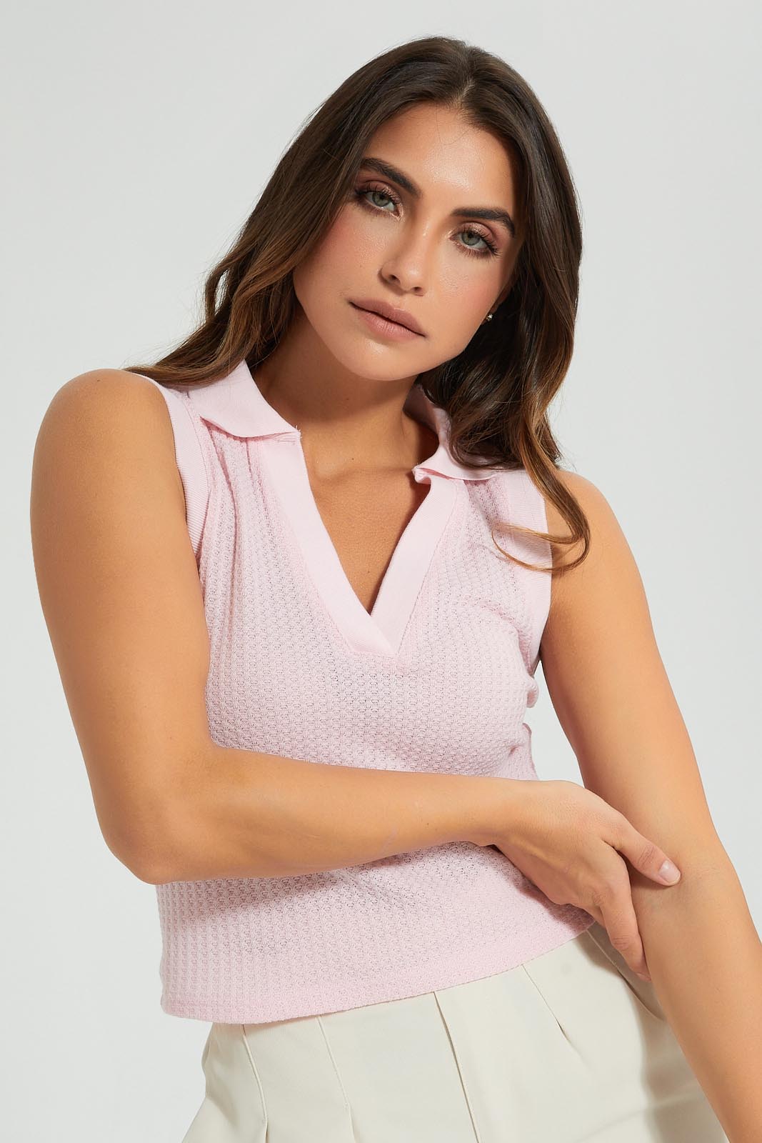 Redtag-Pink-Sleeveless-Top-Colour:Pink,-Filter:Women's-Clothing,-Limited-Edition-Tops,-New-In,-New-In-Women,-Non-Sale,-S22B,-Section:Women-Women's-