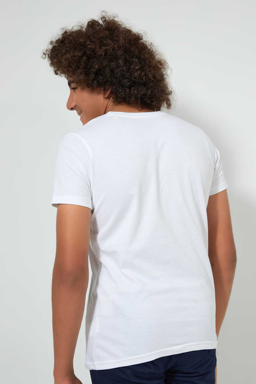 Redtag-Assorted-2-Pc-Pack-T-Shirt-Plain-Senior-Boys-9 to 14 Years