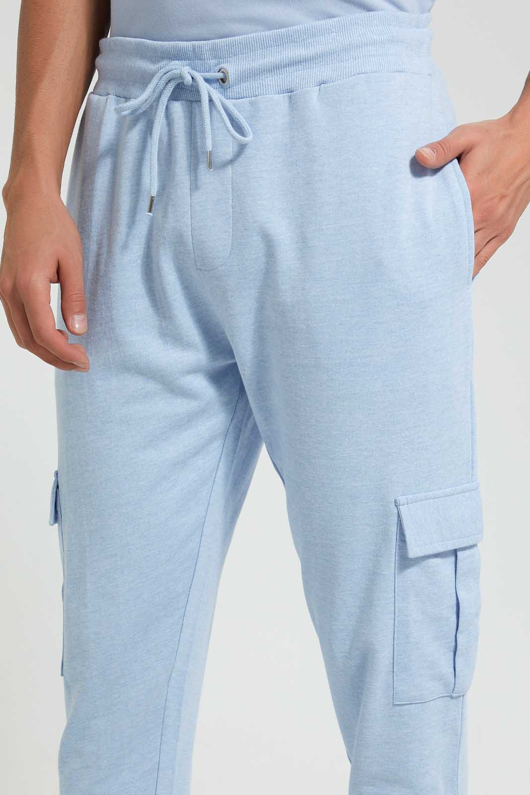 Redtag-Blue-Cargo-Pocket-Jogger-Joggers-Men's-