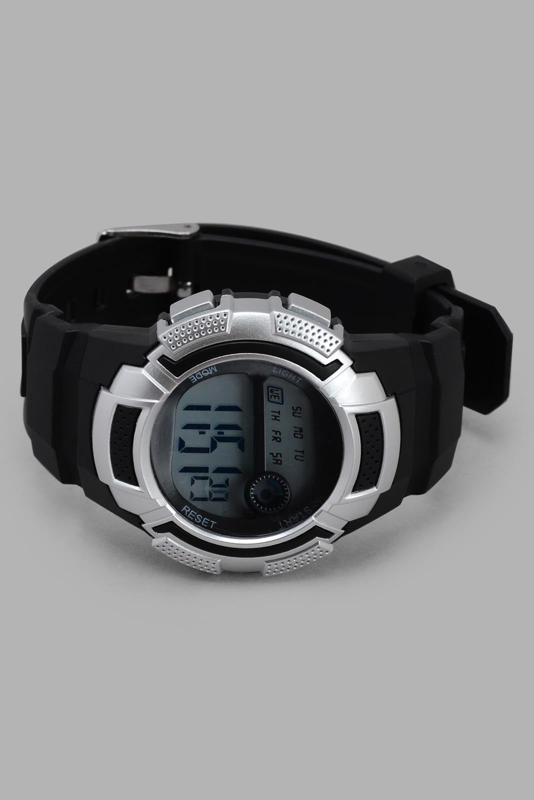 Redtag-Black-Multi-Functional-Digital-Watch-BOY-Watches,-Category:Watches,-Colour:Black,-Deals:Sale,-Filter:Boys-Accessories,-New-In,-New-In-BOY-ACC,-Non-Sale,-S22C,-Sale-BOY-ACC,-Section:Boys-(0-to-14Yrs)-Boys-
