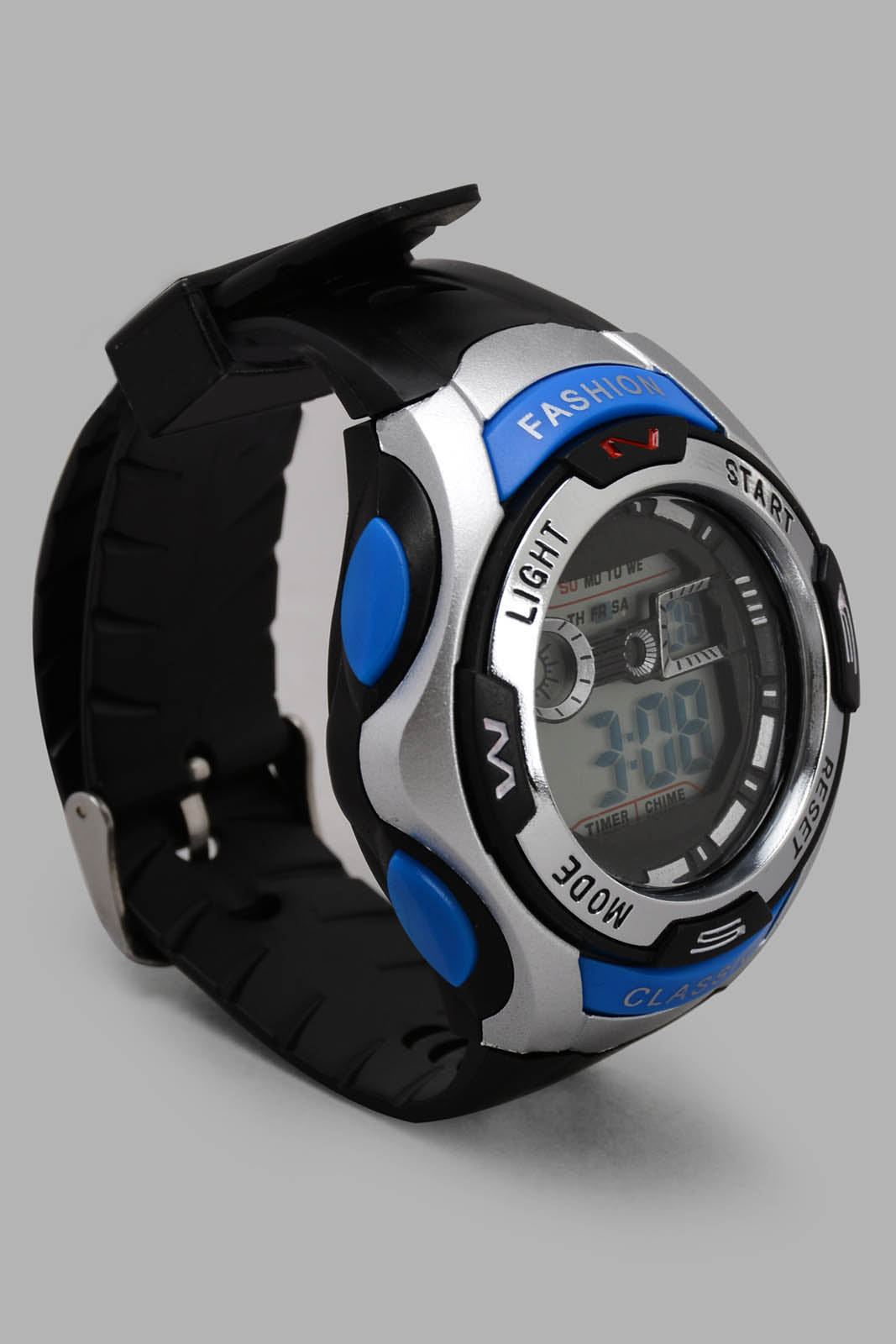 Redtag-Navy-And-Black-Multi-Functional-Digital-Watch-BOY-Watches,-Category:Watches,-Colour:Navy,-Deals:Sale,-Filter:Boys-Accessories,-New-In,-New-In-BOY-ACC,-Non-Sale,-S22C,-Sale-BOY-ACC,-Section:Boys-(0-to-14Yrs)-Boys-
