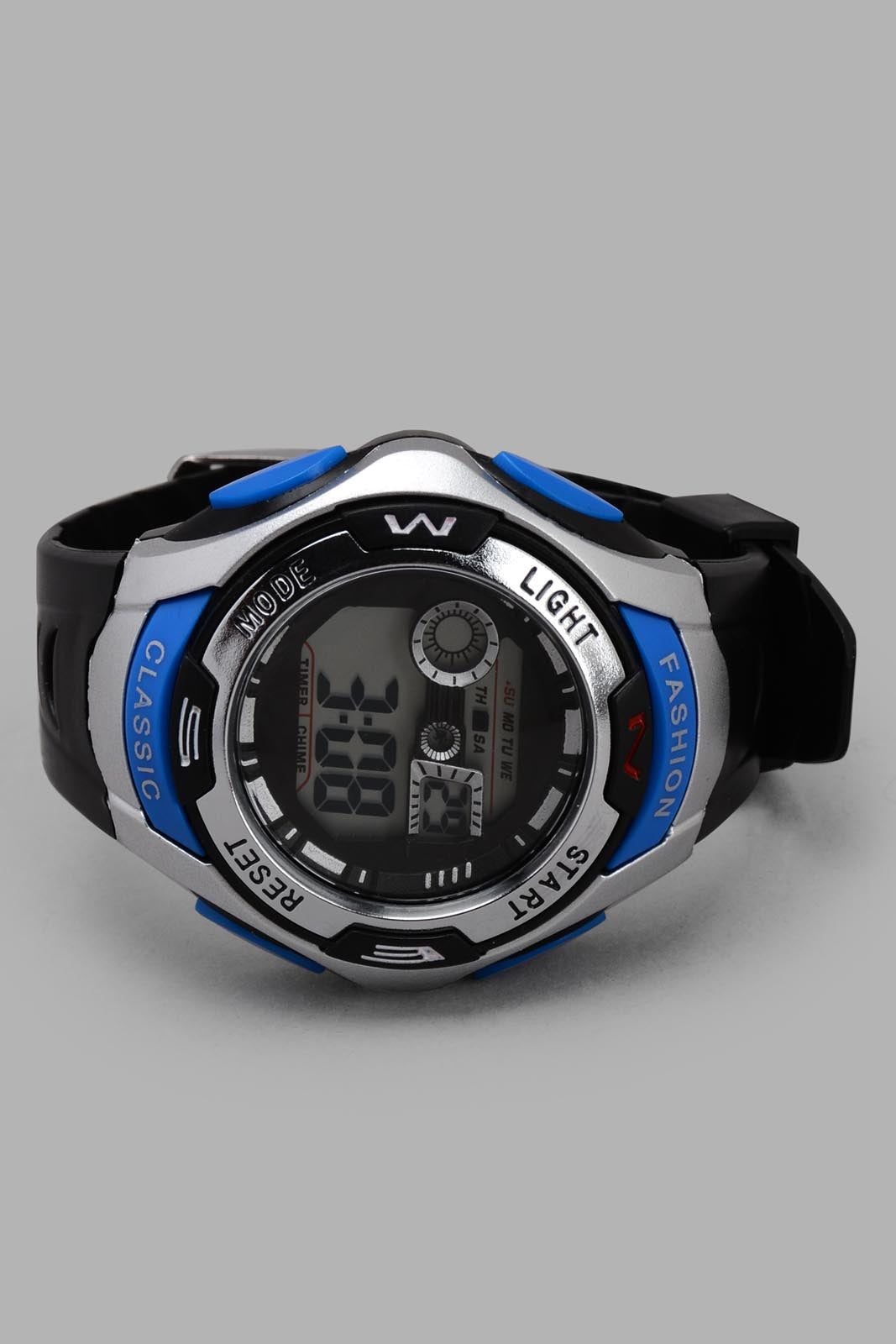 Redtag-Navy-And-Black-Multi-Functional-Digital-Watch-BOY-Watches,-Category:Watches,-Colour:Navy,-Deals:Sale,-Filter:Boys-Accessories,-New-In,-New-In-BOY-ACC,-Non-Sale,-S22C,-Sale-BOY-ACC,-Section:Boys-(0-to-14Yrs)-Boys-