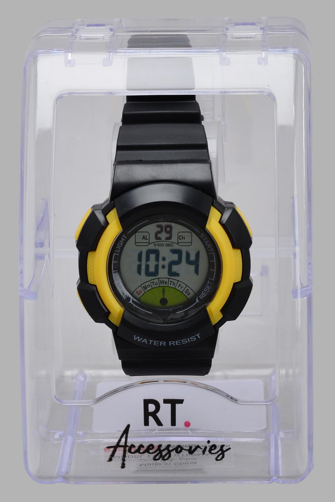 Redtag-Mustard-And-Black-Multi-Functional-Digital-Watch-BOY-Watches,-Category:Watches,-Colour:Assorted,-Filter:Boys-Accessories,-New-In,-New-In-BOY-ACC,-Non-Sale,-S22C,-Section:Boys-(0-to-14Yrs)-Boys-