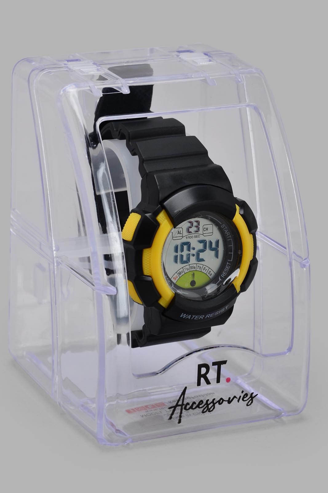 Redtag-Mustard-And-Black-Multi-Functional-Digital-Watch-BOY-Watches,-Category:Watches,-Colour:Assorted,-Filter:Boys-Accessories,-New-In,-New-In-BOY-ACC,-Non-Sale,-S22C,-Section:Boys-(0-to-14Yrs)-Boys-