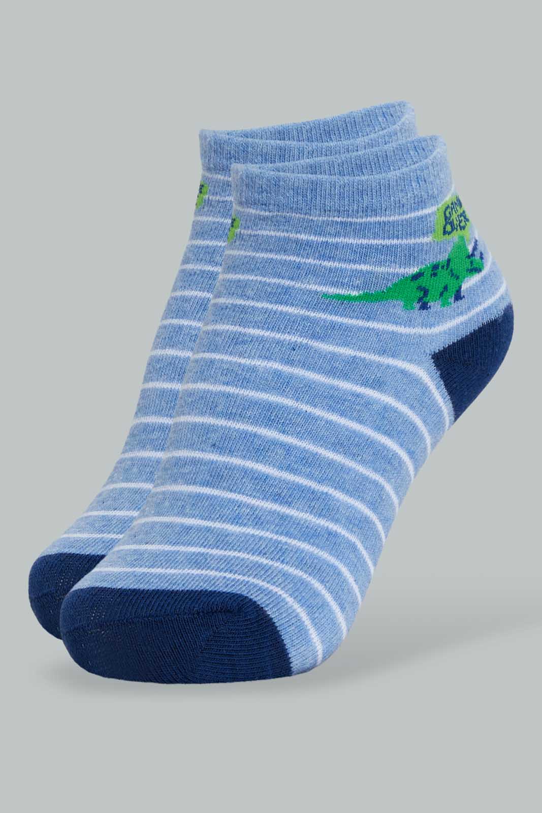 Redtag-Assorted-3Pk-Animal-Ankle-Socks-Ankle-Socks-Boys-2 to 8 Years