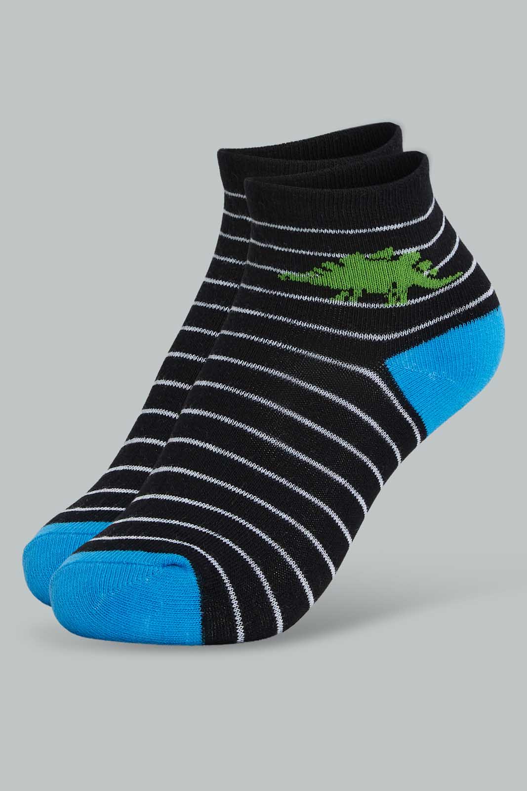 Redtag-Assorted-3Pk-Animal-Ankle-Socks-Ankle-Socks-Boys-2 to 8 Years