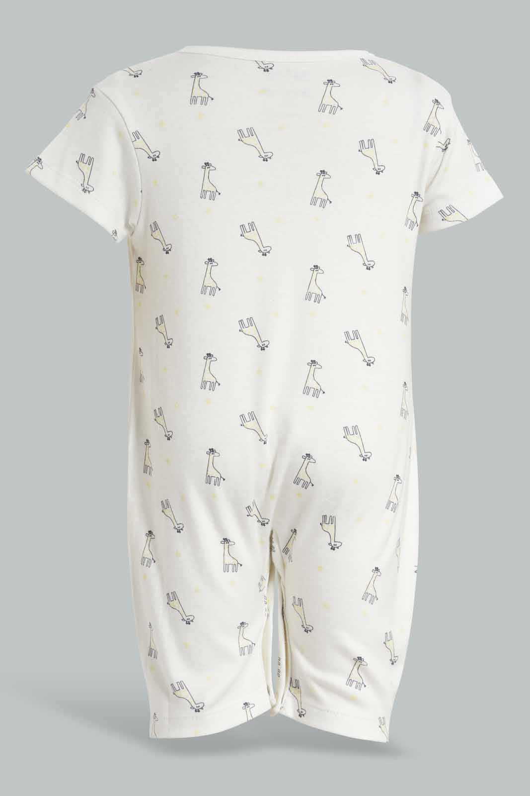 Redtag-Yellow-Stripe-Romper-APL,-Category:Rompers,-Colour:Yellow,-Deals:New-In,-Filter:Baby-(0-to-12-Mths),-NBB-Rompers,-New-In-NBB-APL,-Non-Sale,-PPE,-Section:Boys-(0-to-14Yrs),-W22O-Baby-0 to 12 Months