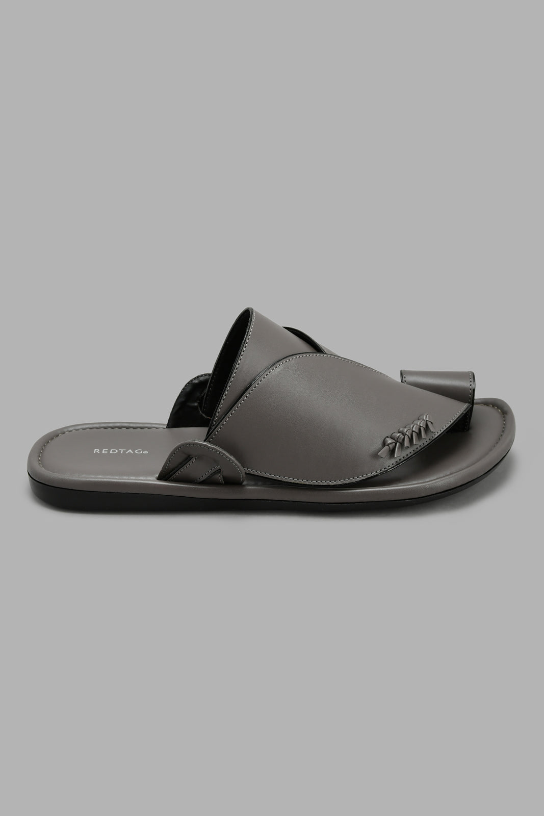 Redtag-Grey-Traditional-Sandal-Casual-Sandals-Men's-
