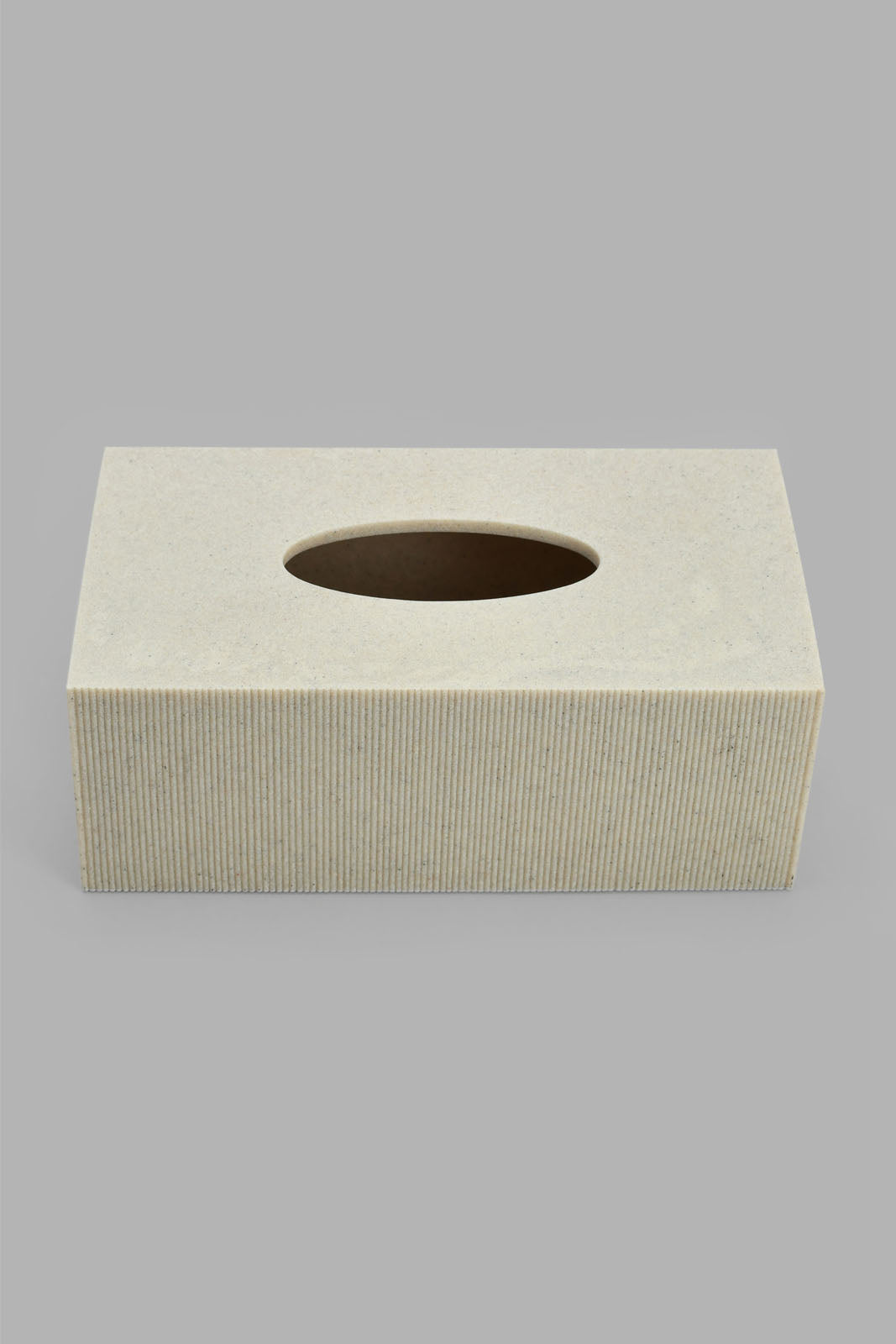 Beige Tissue Box Holder
