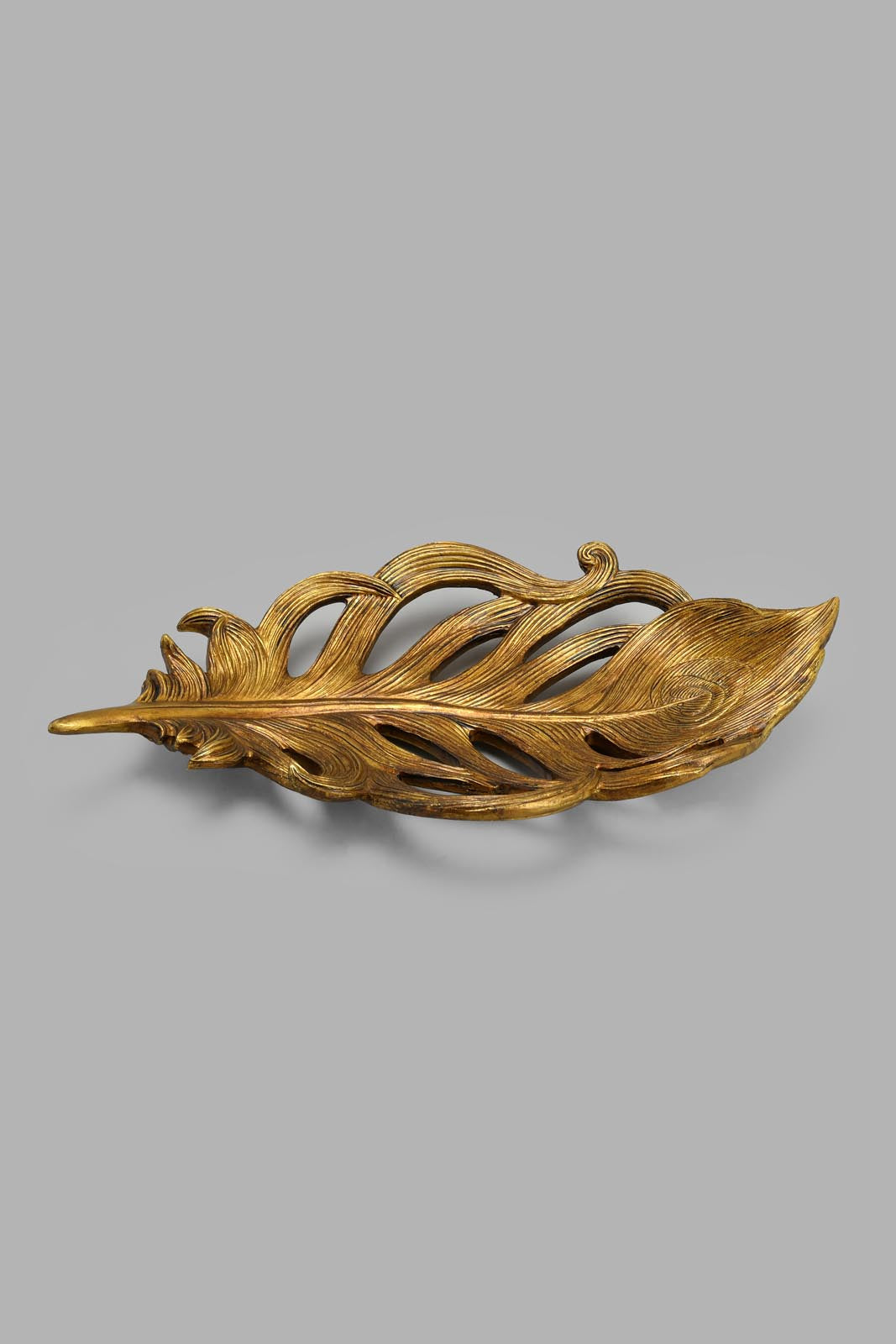 Redtag-Gold-Leaf-Plate-&-Wall-Decor-Artefact-Home-Decor-