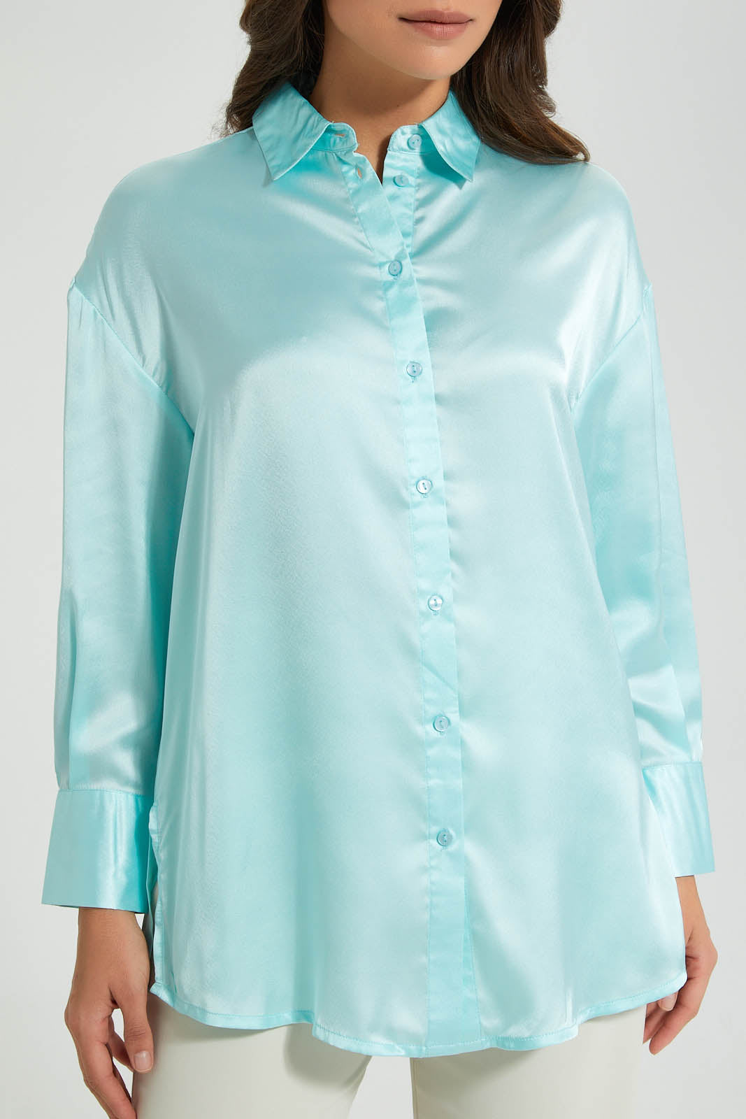 Redtag-Assorted-Collared-Longsleeve-Top-Colour:Green,-Filter:Women's-Clothing,-Limited-Edition-Blouses,-New-In,-New-In-Women,-Non-Sale,-S22B,-Section:Women-Women's-