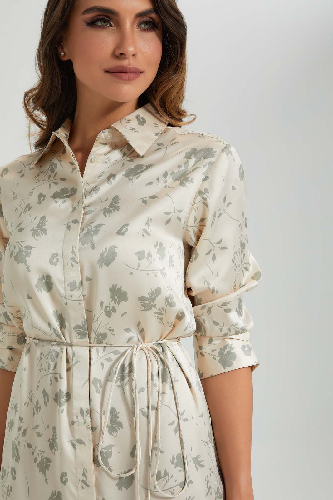 Redtag-Assorted-Collared-3/4-Sleeve-Maxi-Dress-Colour:Assorted,-Filter:Women's-Clothing,-Limited-Edition-Dresses,-New-In,-New-In-Women,-Non-Sale,-S22B,-Section:Women-Women's-