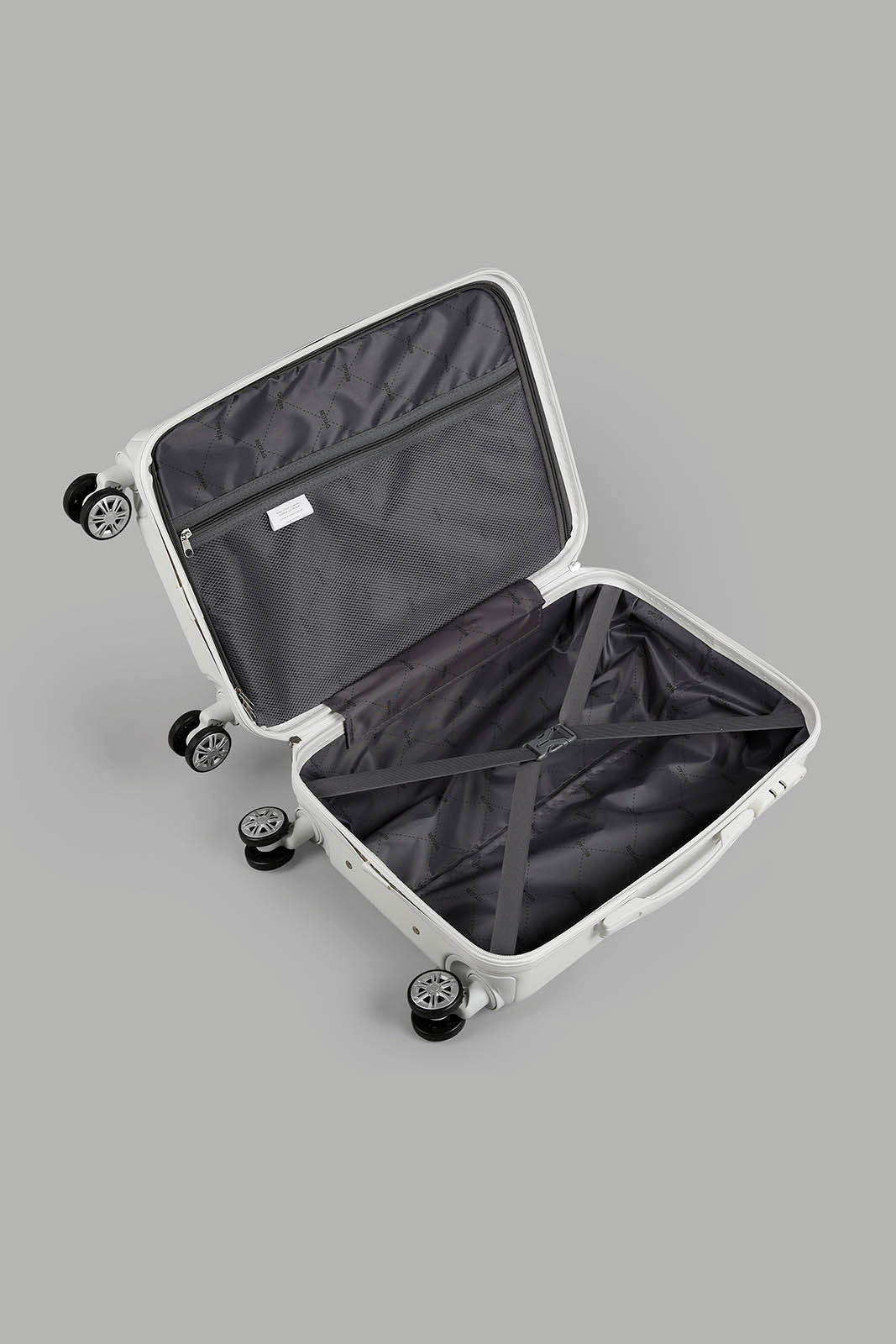 Redtag-Luggage-Trolley--(20-Inch)-White-Category:Luggage-Trolleys,-Colour:White,-Filter:Travel-Accessories,-LUG-Luggage-Trolleys,-Non-Sale,-S22C,-Section:Homewares,-Section:Travel-Travel-Accessories-