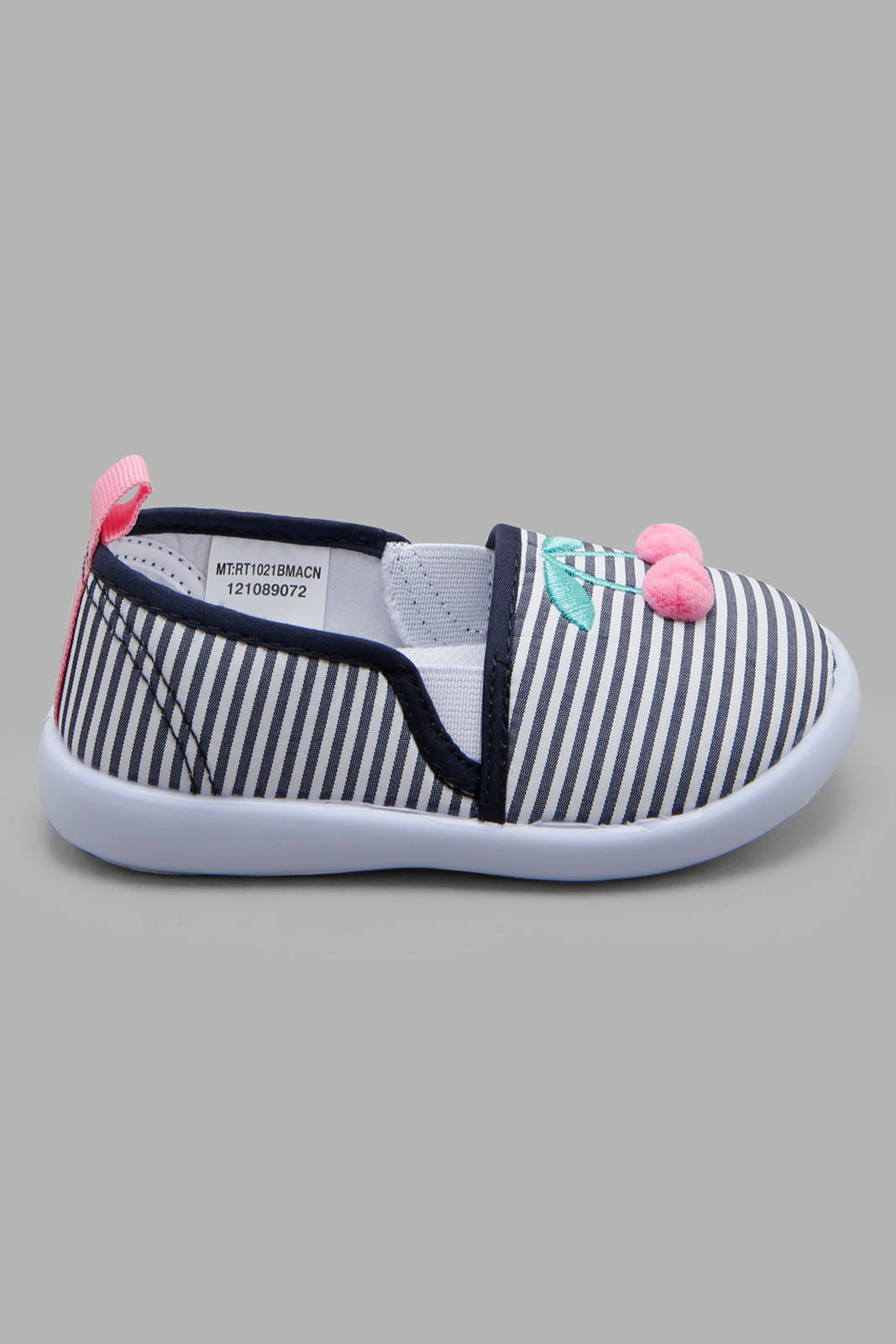 Redtag-Navy-Cherry-Pump-Bundle,-Category:Trainers,-Colour:Navy,-Deals:3-For-90,-Deals:New-In,-Filter:Girls-Footwear-(1-to-3-Yrs),-ING-Trainers,-New-In-ING-FOO,-Section:Girls-(0-to-14Yrs),-W22O-Infant-Girls-1 to 3 Years